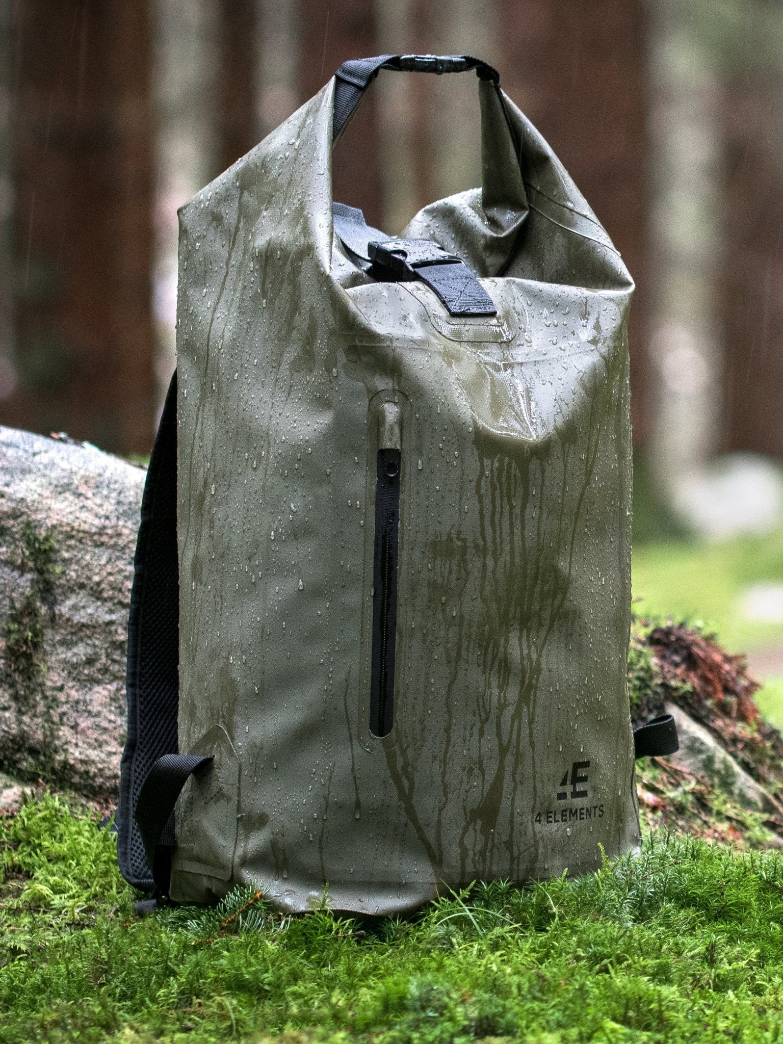 4 Elements Waterproof bag and Dry Bag Roll Top waterproof Rucksack, Wet bag & Hiking, waters sports or camping bag, 30L drybag - Image 7