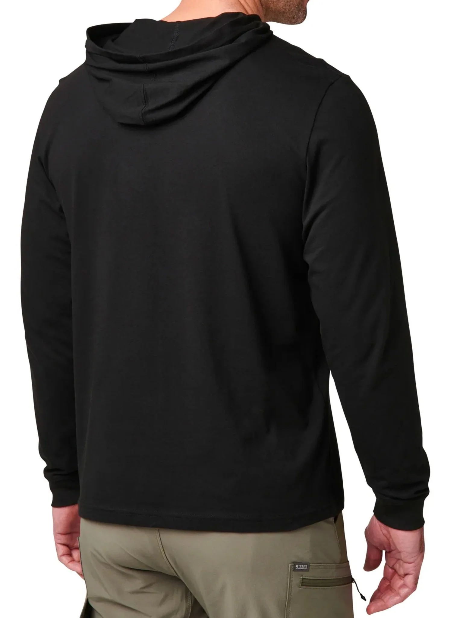 5.11 HOODED LONG SLEEVE TEE Cotton Polyester moisture wicking - Style 76165 - Image 5
