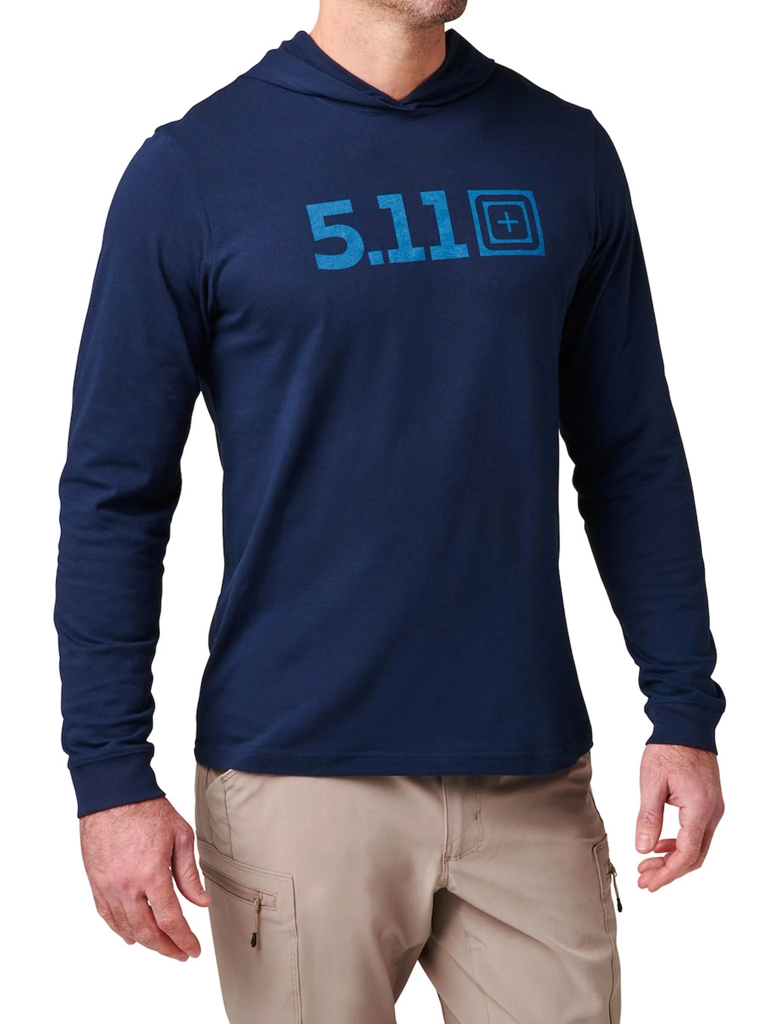 5.11 HOODED LONG SLEEVE TEE Cotton Polyester moisture wicking - Style 76165 - Image 6