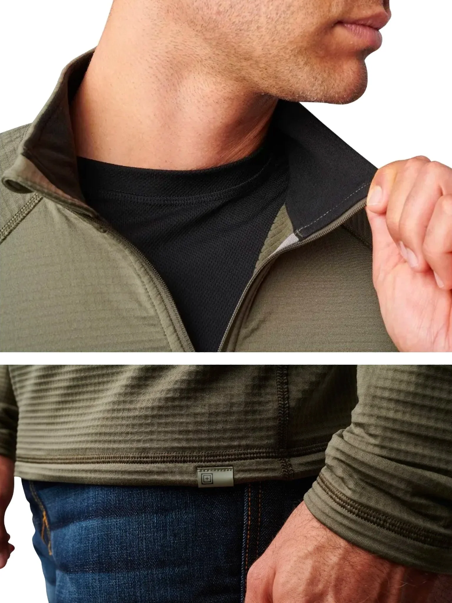 5.11 Tactical Professional Stratos 1/4 Zip Mid Layer anti odour - style 72235 - Image 5