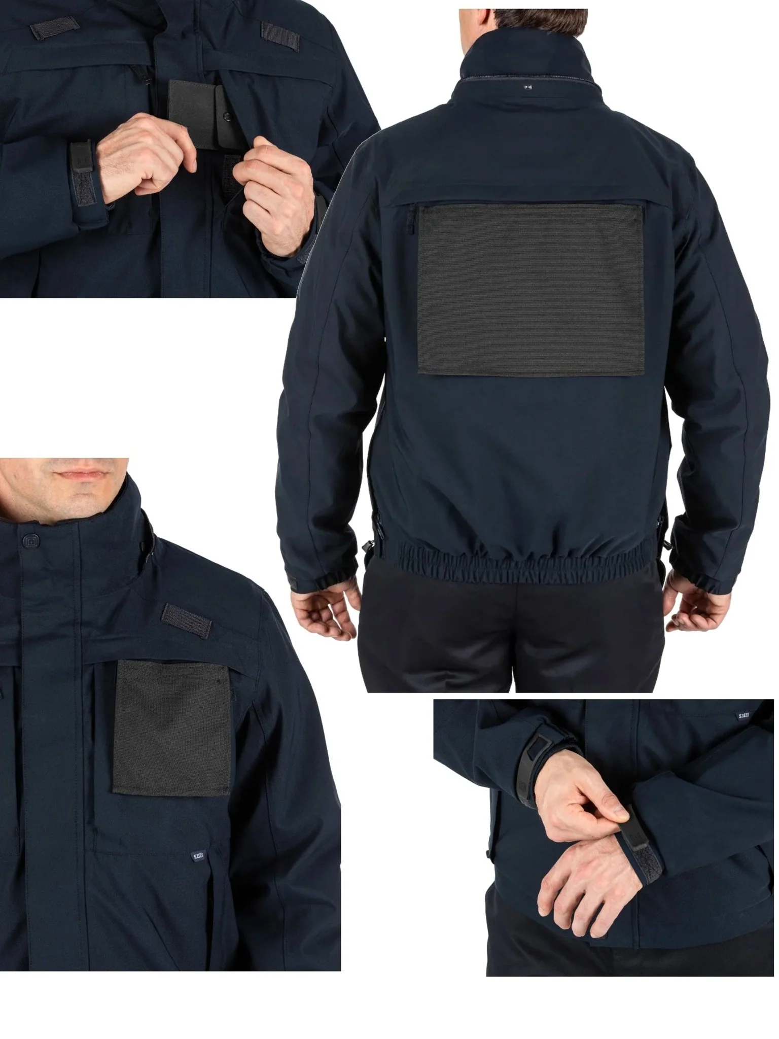 5.11 Tactical 5-IN-1 Jacket 2.0 - 10K / 10K waterproof & breathable coat - EN 343 : 2019 certified, Class 4-3-X - Image 8