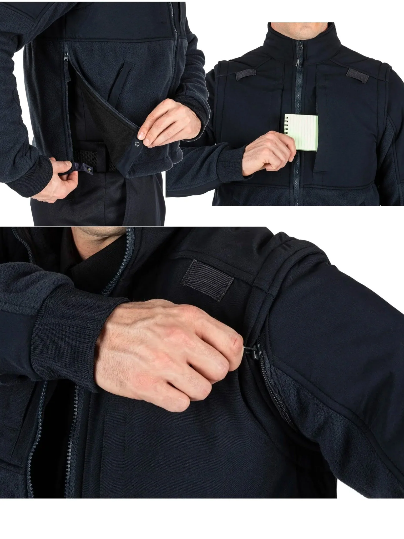 5.11 Tactical 5-IN-1 Jacket 2.0 - 10K / 10K waterproof & breathable coat - EN 343 : 2019 certified, Class 4-3-X - Image 9