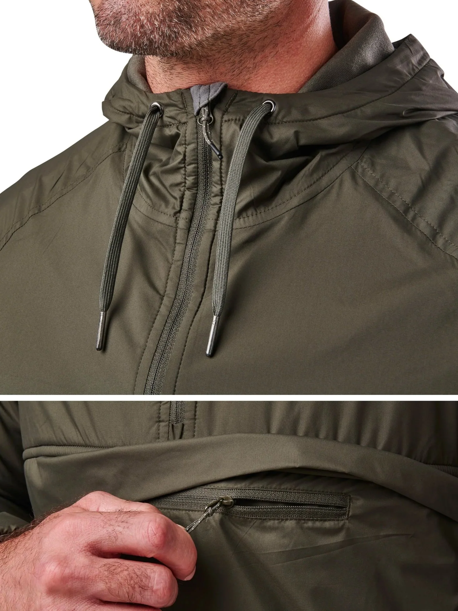 5.11 Tactical WARNER ANORAK JACKET / SMOCK - Polyester fleece - Style 78045 - Image 13