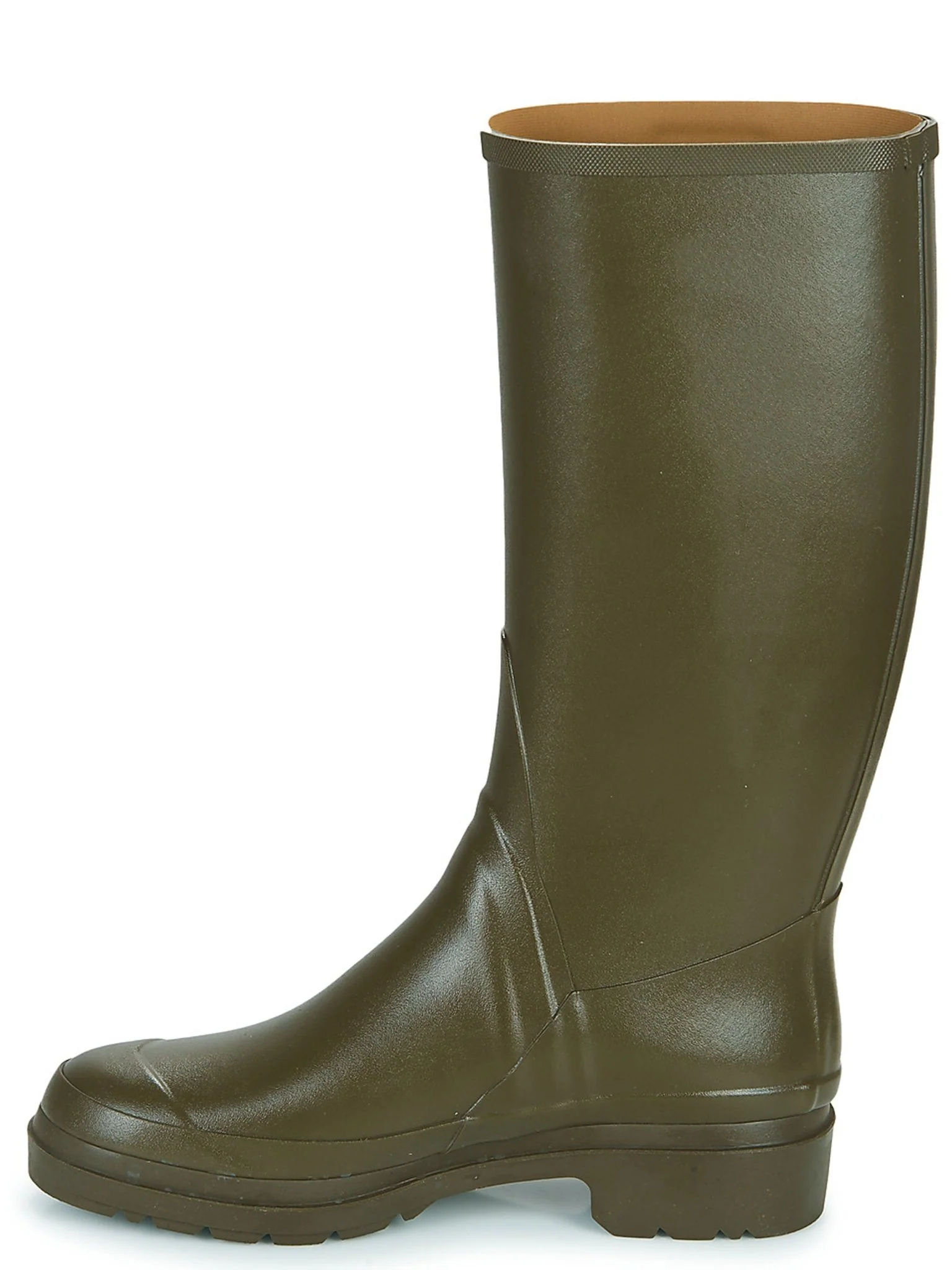 Aigle Lady Cessac Khaki Rubber welly boots / Wellington boots / ladies wellies - Image 3
