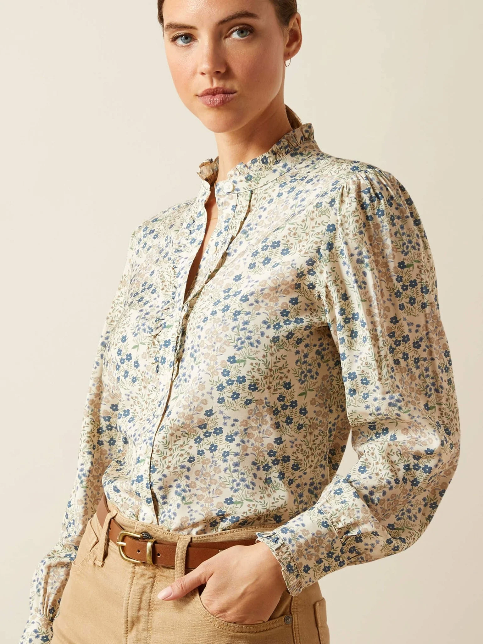 Ariat Cricklade Blouse Ladies Long Sleeve / womens shirt printed - Image 5
