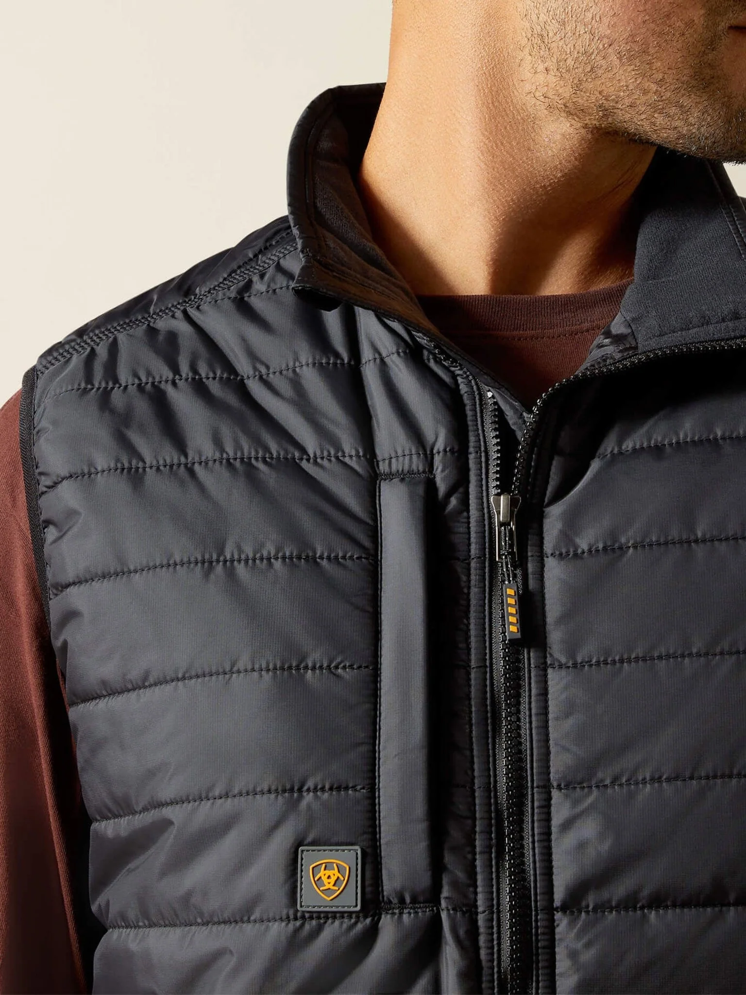 Ariat Mens Rebar Cordura Ripstop Lightweight Insulated Gilet / Vest / mens waistcoat - Image 4