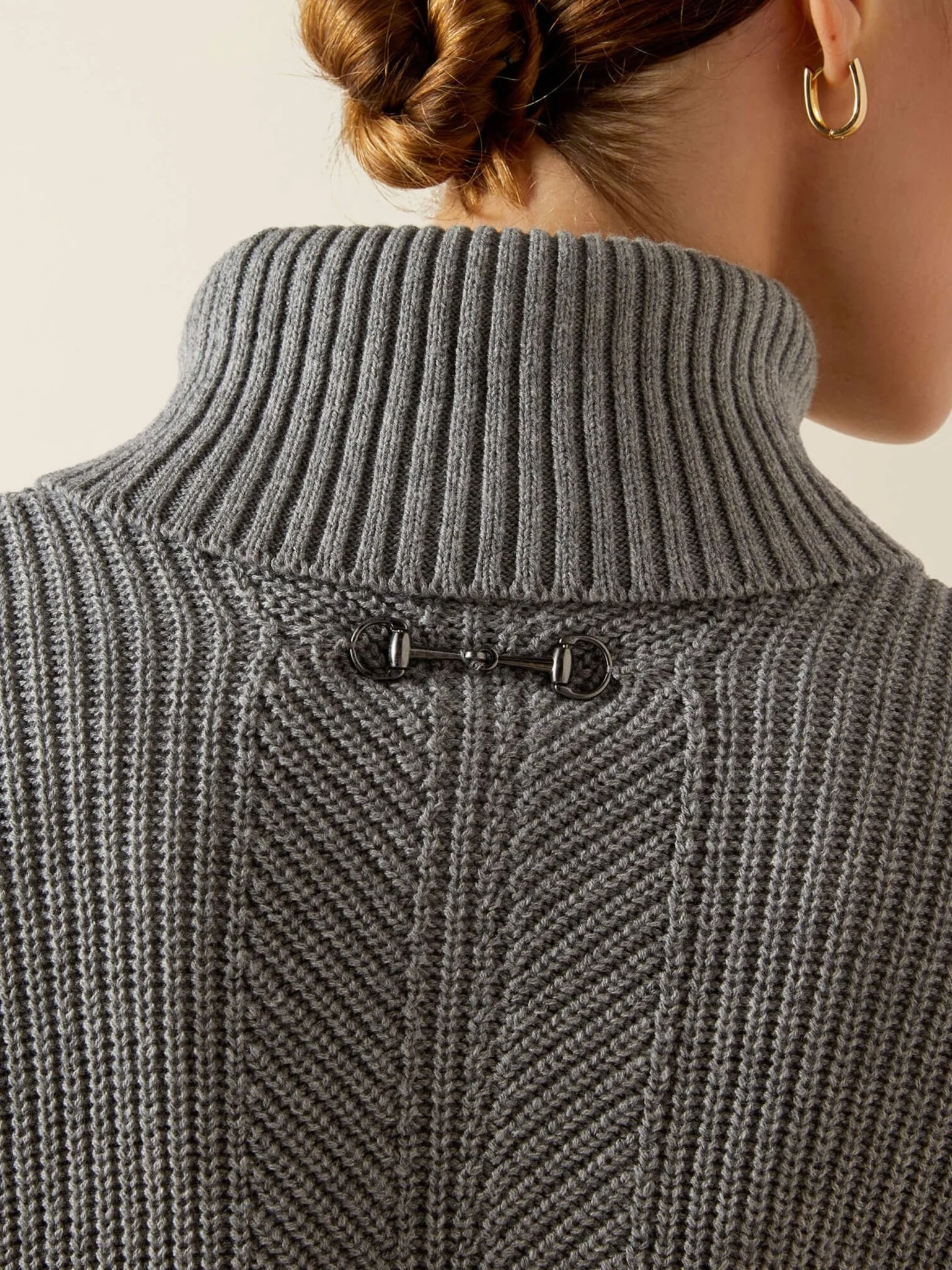 Ariat - Womens Lendal Wool / Cotton Sweater - Turtle Neck Ladies pullover / Jumper - Image 10