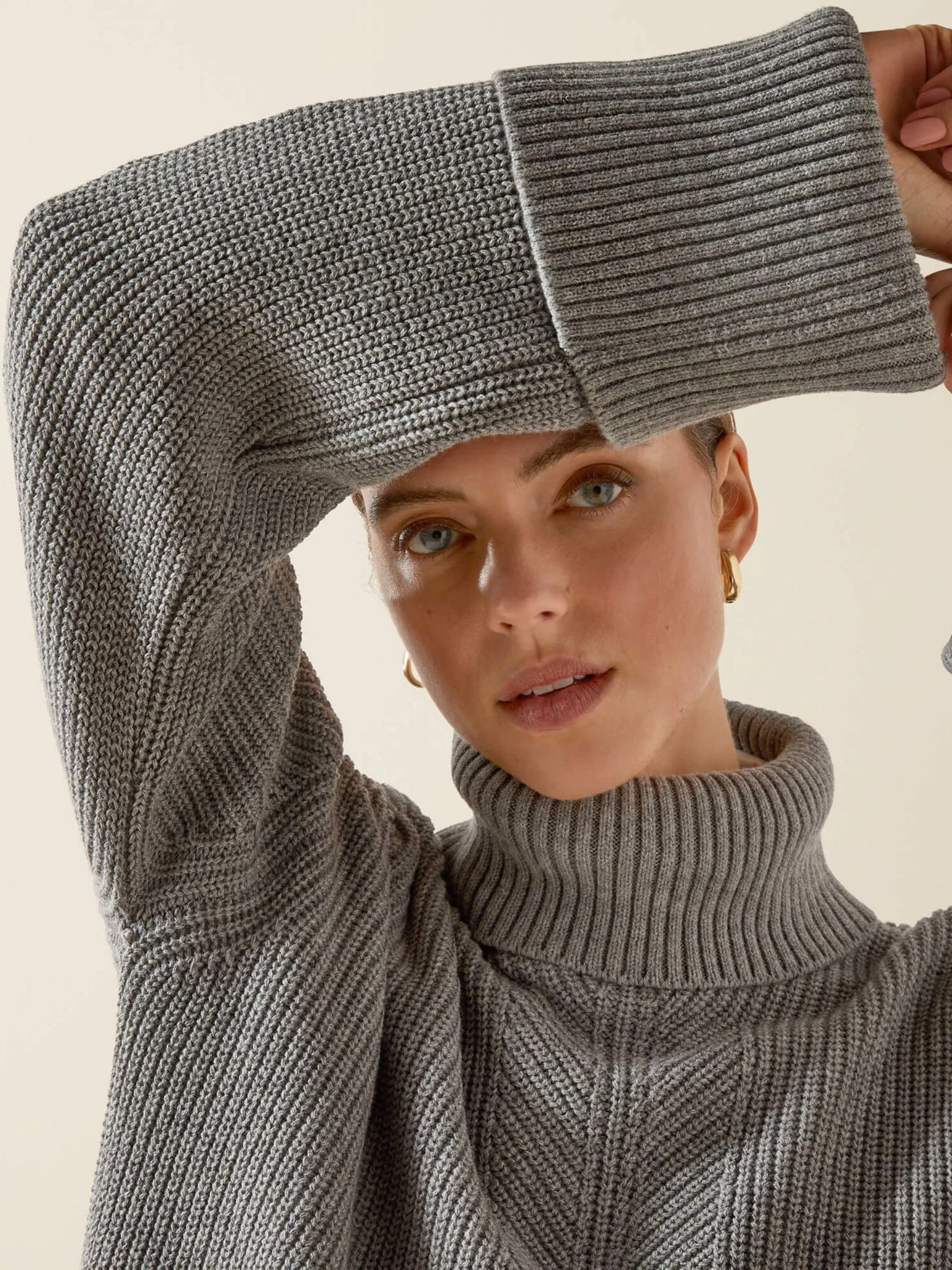 Ariat - Womens Lendal Wool / Cotton Sweater - Turtle Neck Ladies pullover / Jumper - Image 11