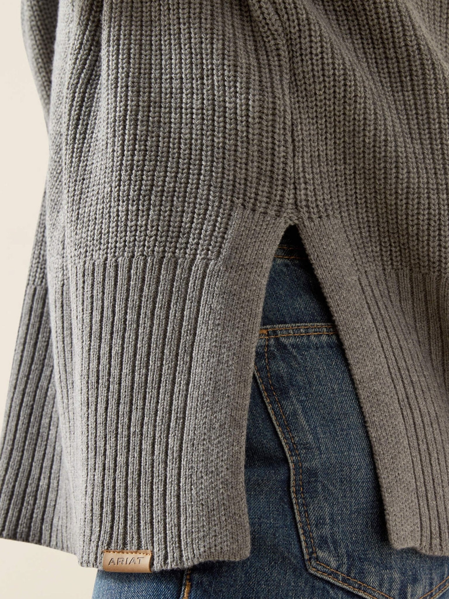 Ariat - Womens Lendal Wool / Cotton Sweater - Turtle Neck Ladies pullover / Jumper - Image 12