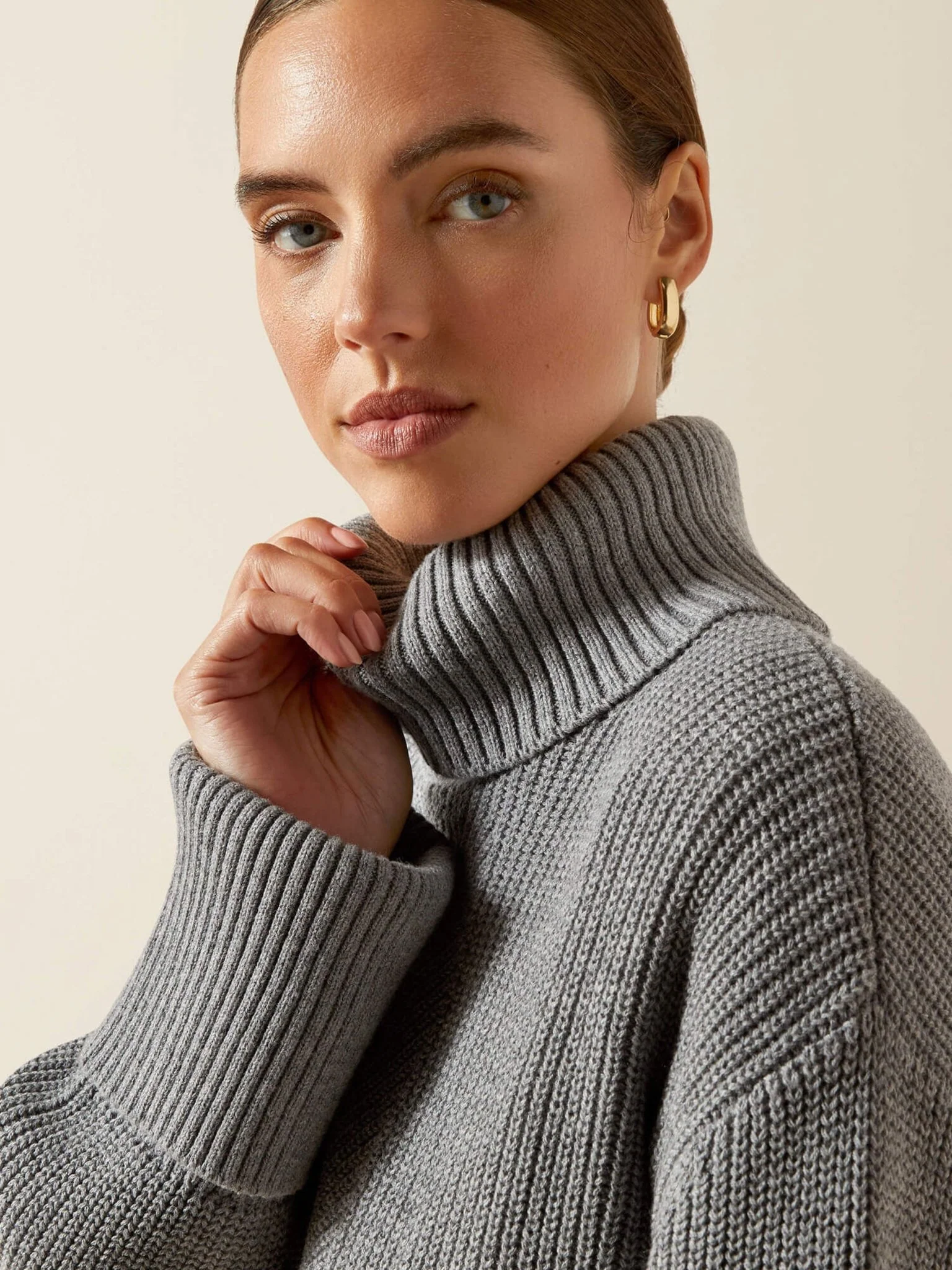 Ariat - Womens Lendal Wool / Cotton Sweater - Turtle Neck Ladies pullover / Jumper - Image 8