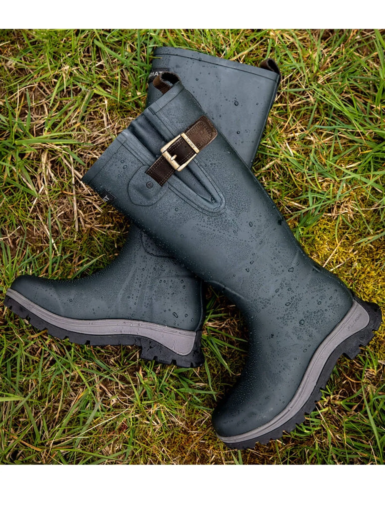 Ariat - Womens Woodstock welly boots / Wellington / waterproof Rubber rain boot ladies - Image 7