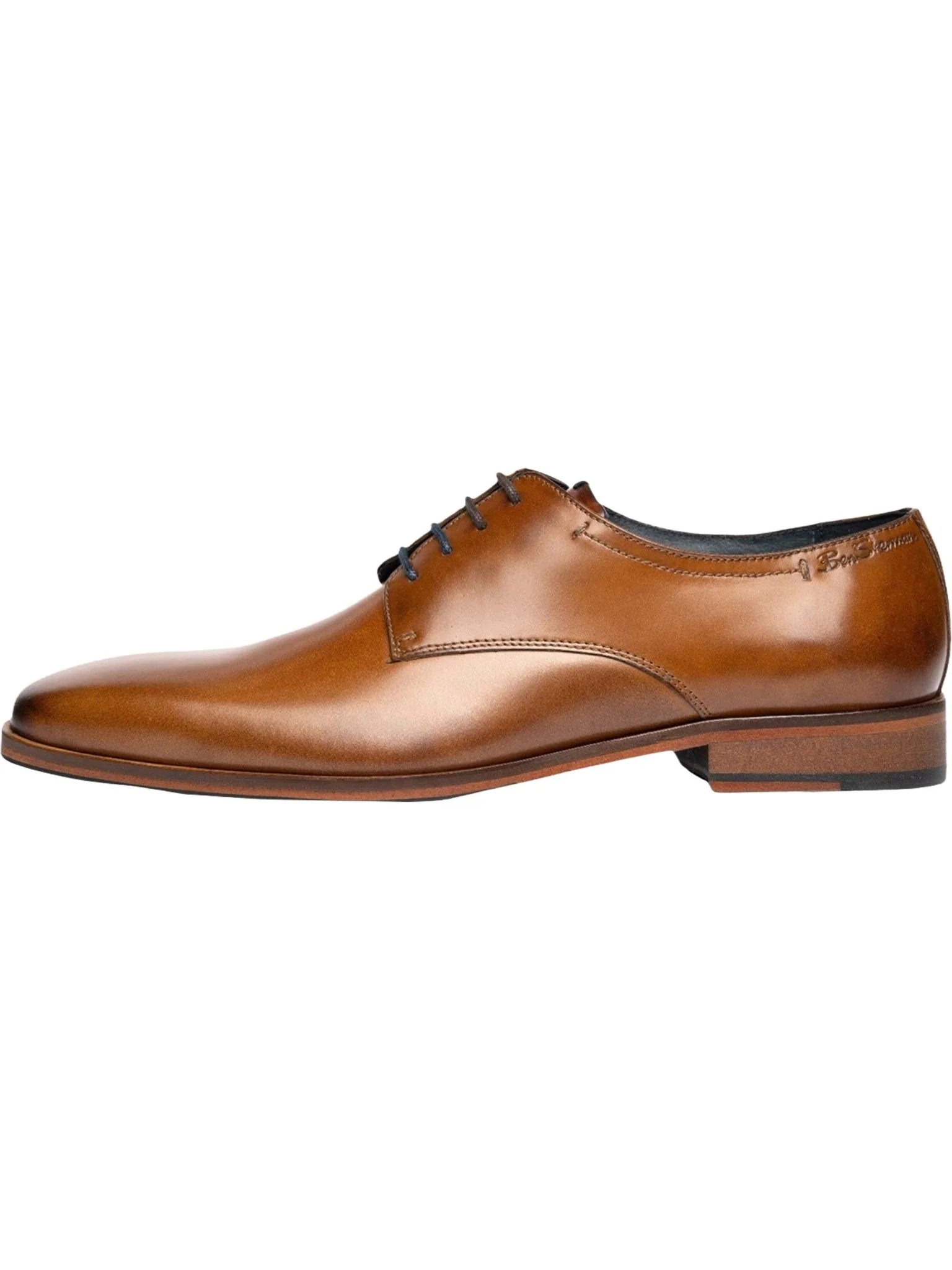 Ben Sherman Kenton Mens Lace Up Derby Shoes - Crafted 100% Leather Upper - Image 4