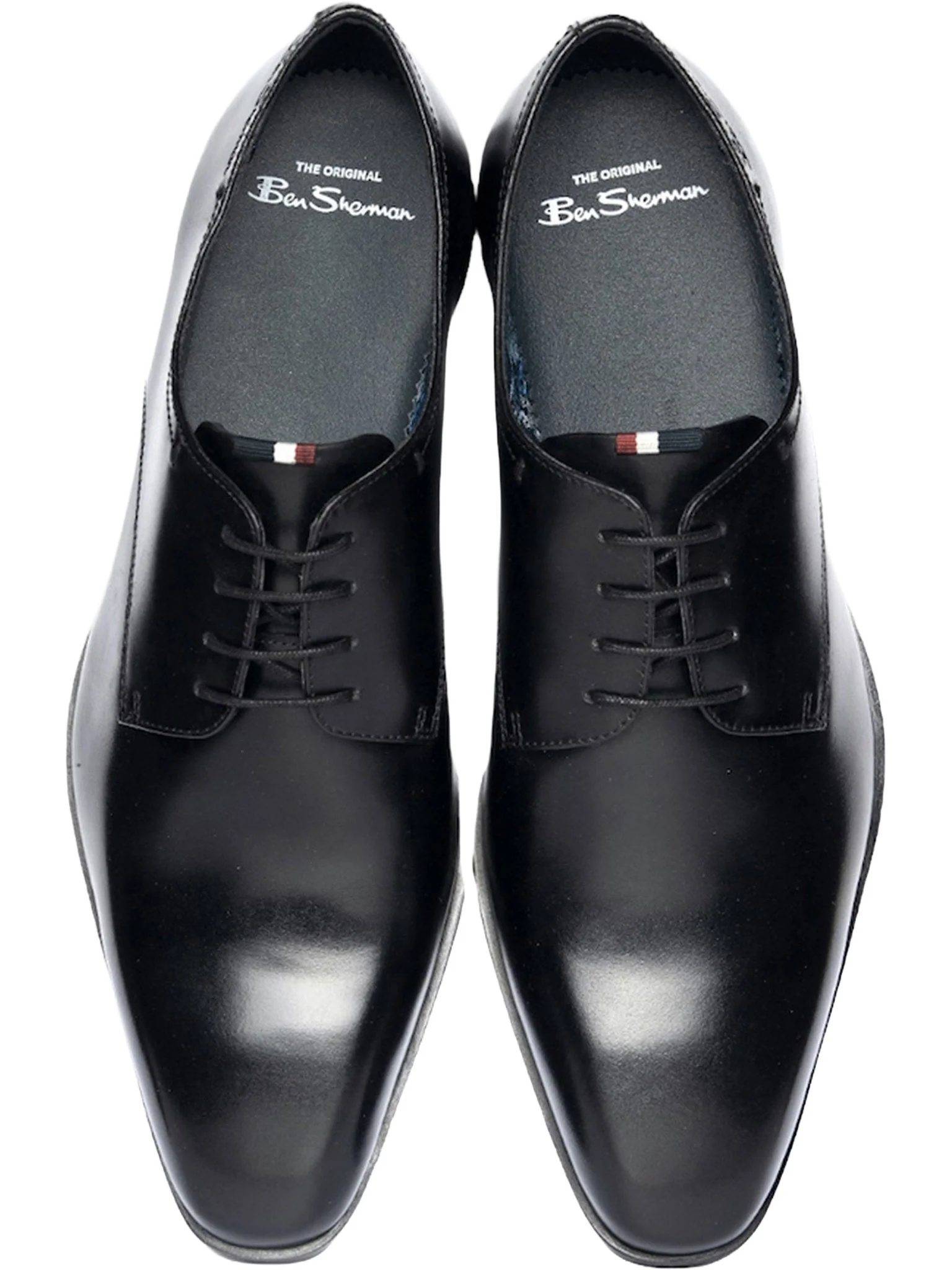 Ben Sherman Kenton Mens Lace Up Derby Shoes - Crafted 100% Leather Upper - Image 5