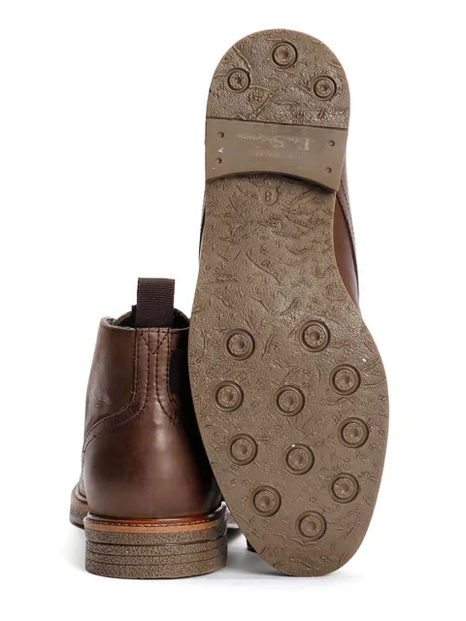 Ben Sherman Walker Chukka Lace Up Mens Boots Crafted Soft Waxy Leather - Image 4