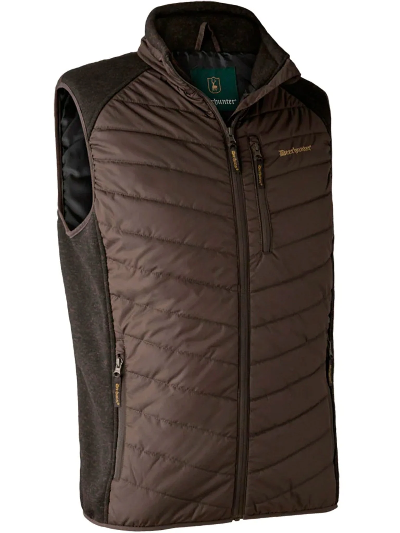 Deerhunter - Moor Padded Mens Gilet/ Bodywarmer / Mens Waistcoat with knit - Image 3