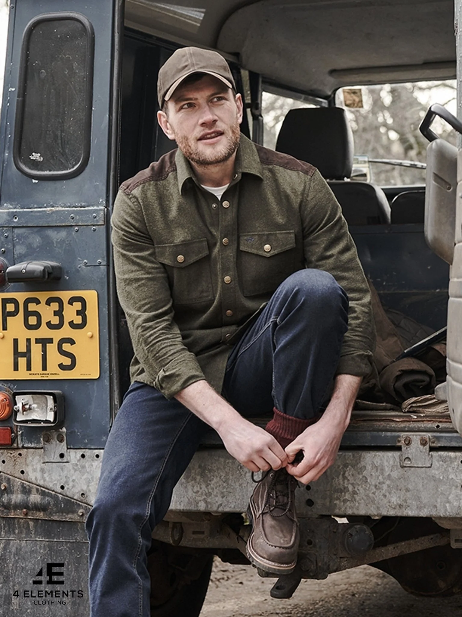 Hoggs of Fife Mens Flannel Shirt, long sleeve shirt - Dunvegan Mens country shirt - Image 5