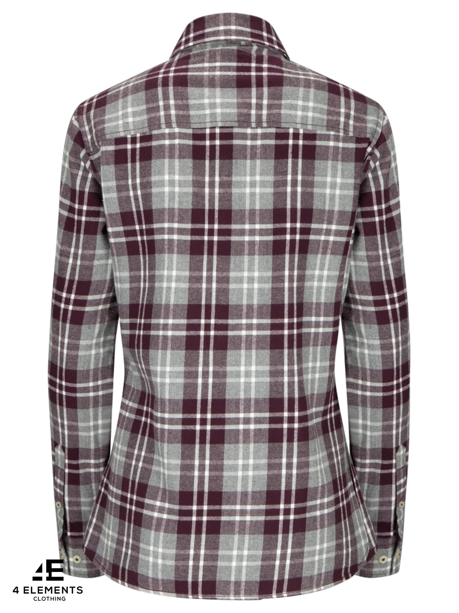 Hoggs of Fife Eilidh Ladies Long sleeve shirt / brushed flannel ladies check shirt - Image 3