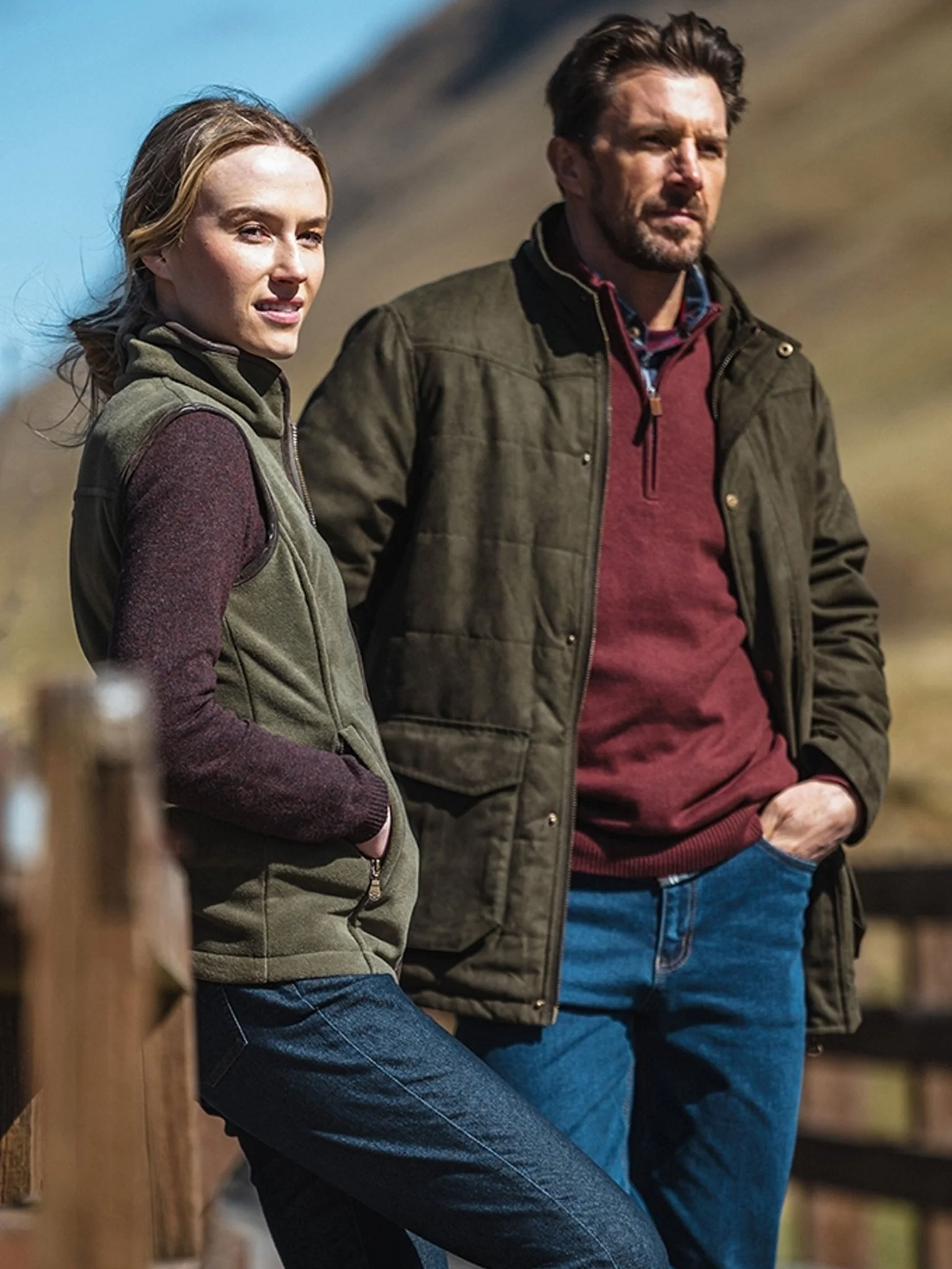 Hoggs of Fife Mens Falkirk 1/4 Zip mens Pullover / mens Jumper 100% Cotton - Image 7