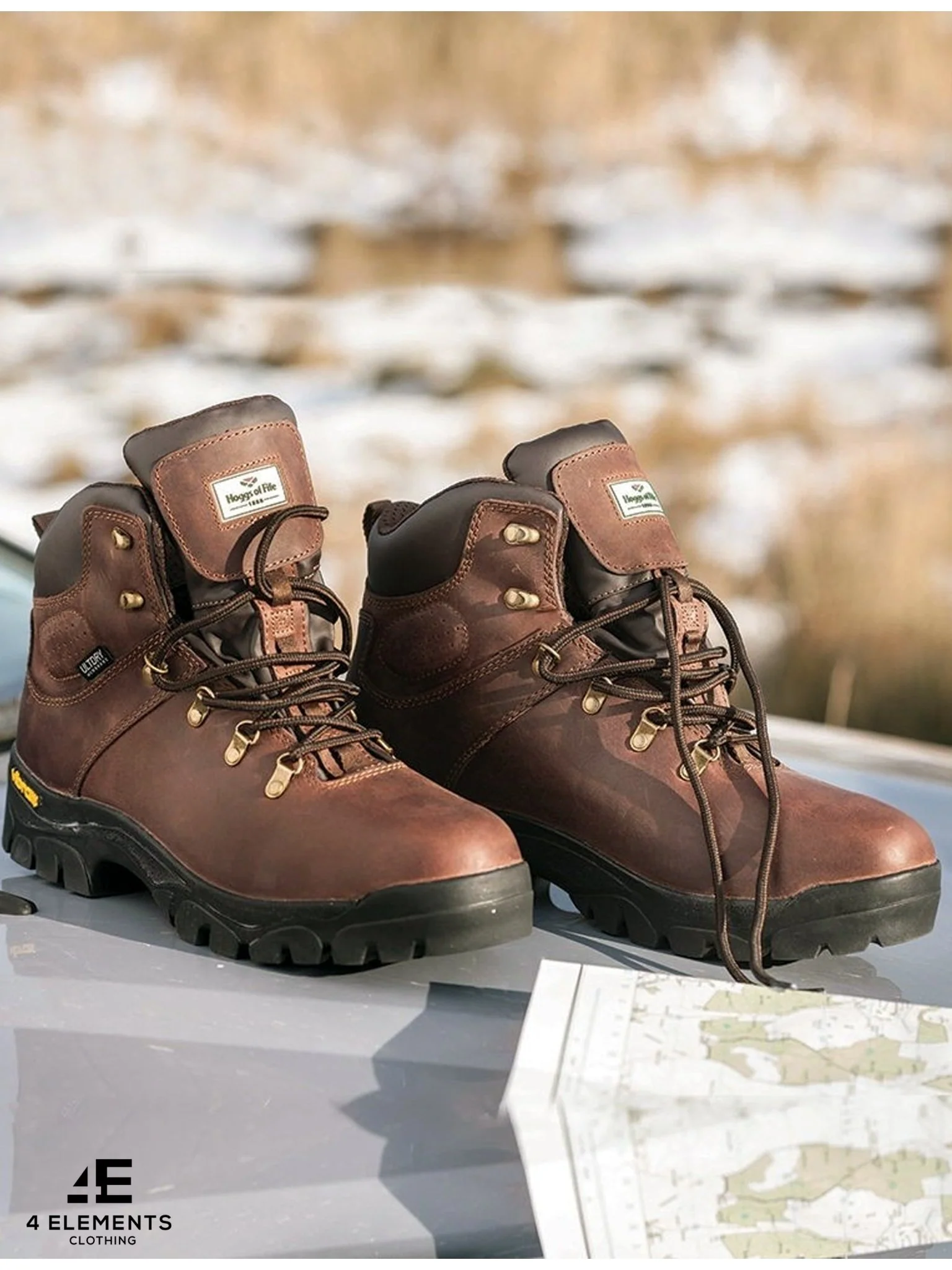 Hoggs Of Fife Munro Waterproof Hiking / mens walking Boot Leather boots - Image 4