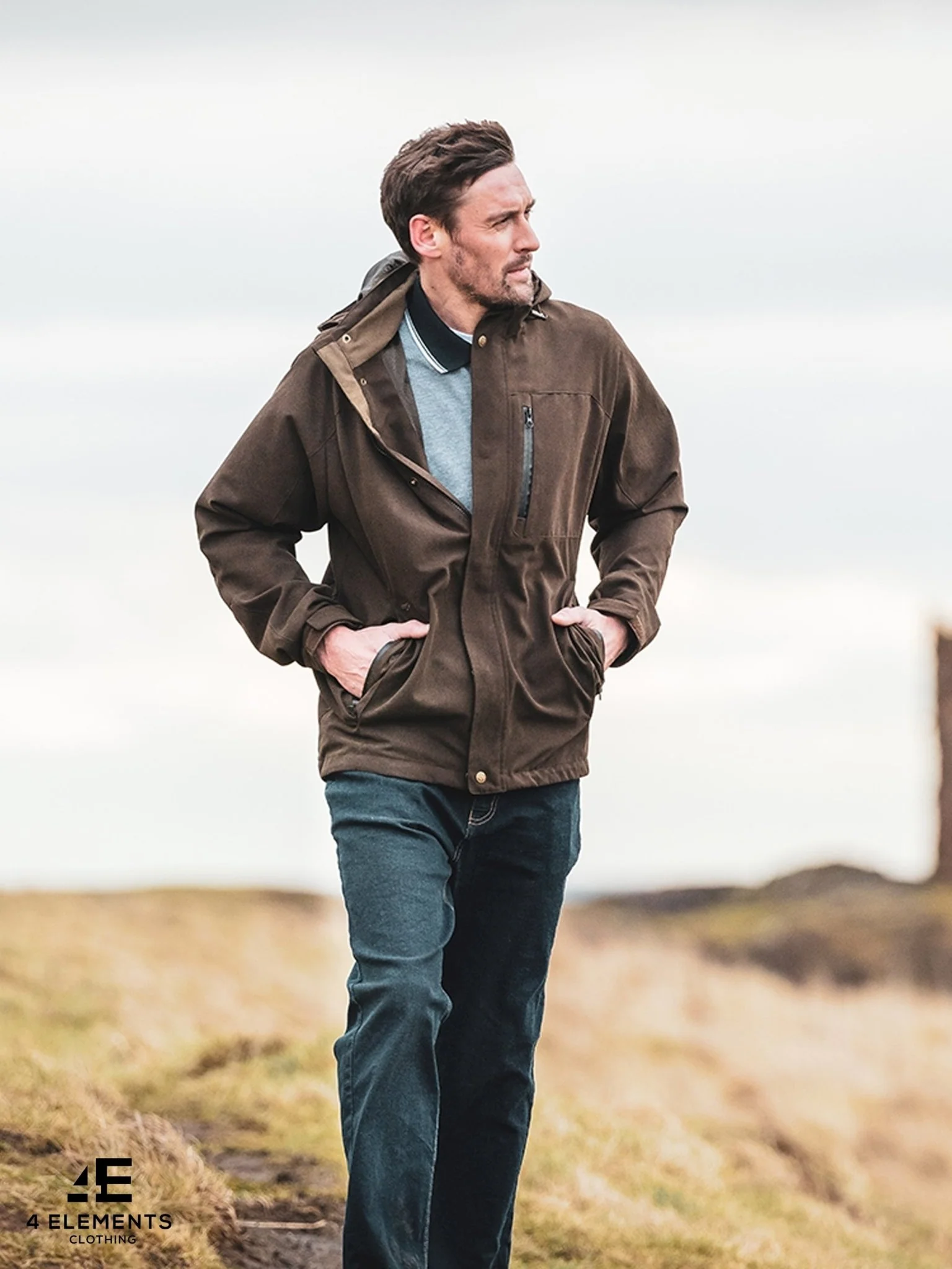 Hoggs of Fife Struther Zip Through Waterproof Jacket / mens coat - Image 4
