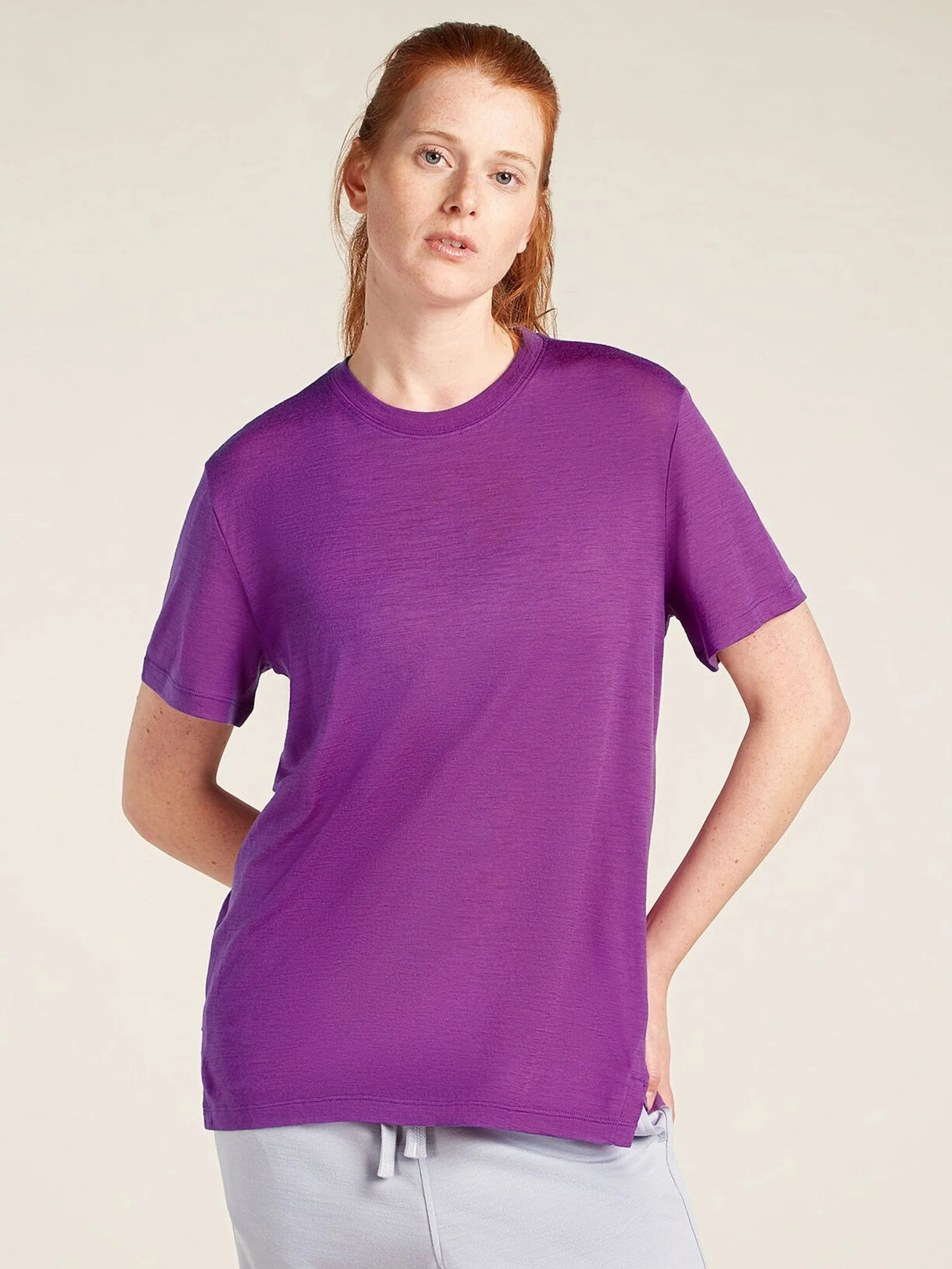 Icebreaker Womens Merino 150 Tech Lite Short Sleeve Relaxed ladies T-Shirt - Image 3
