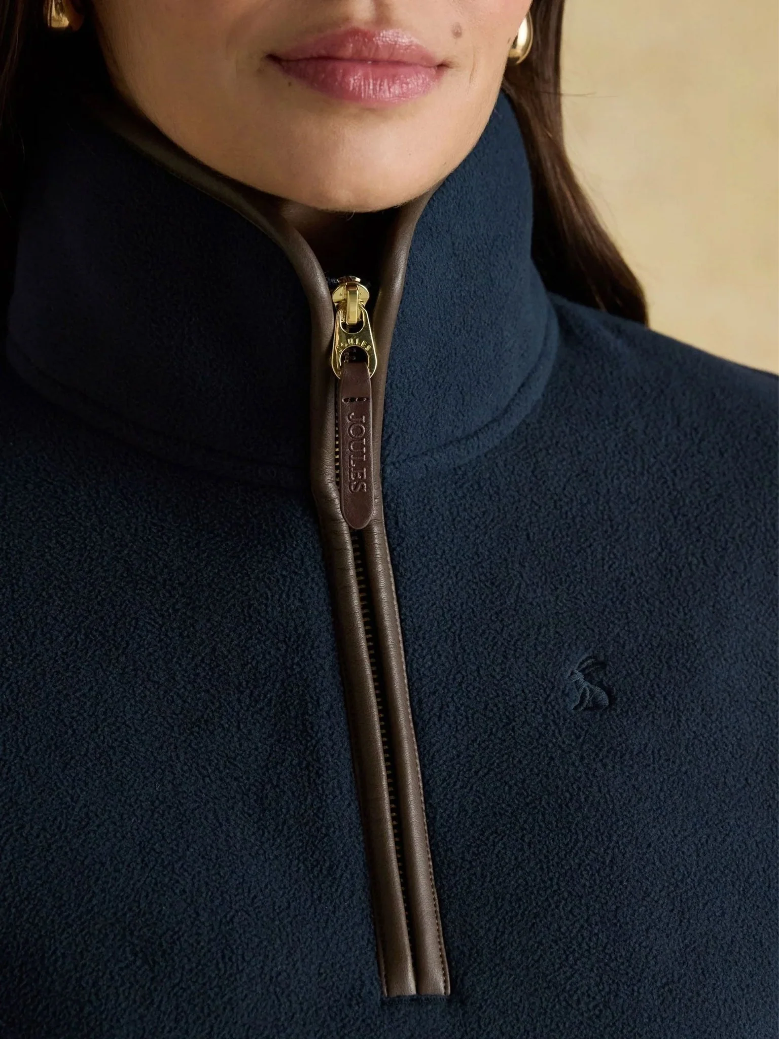 Joules Heritage womens 1/4 Zip - Ladies fleece quarter zip with pockets - Image 10