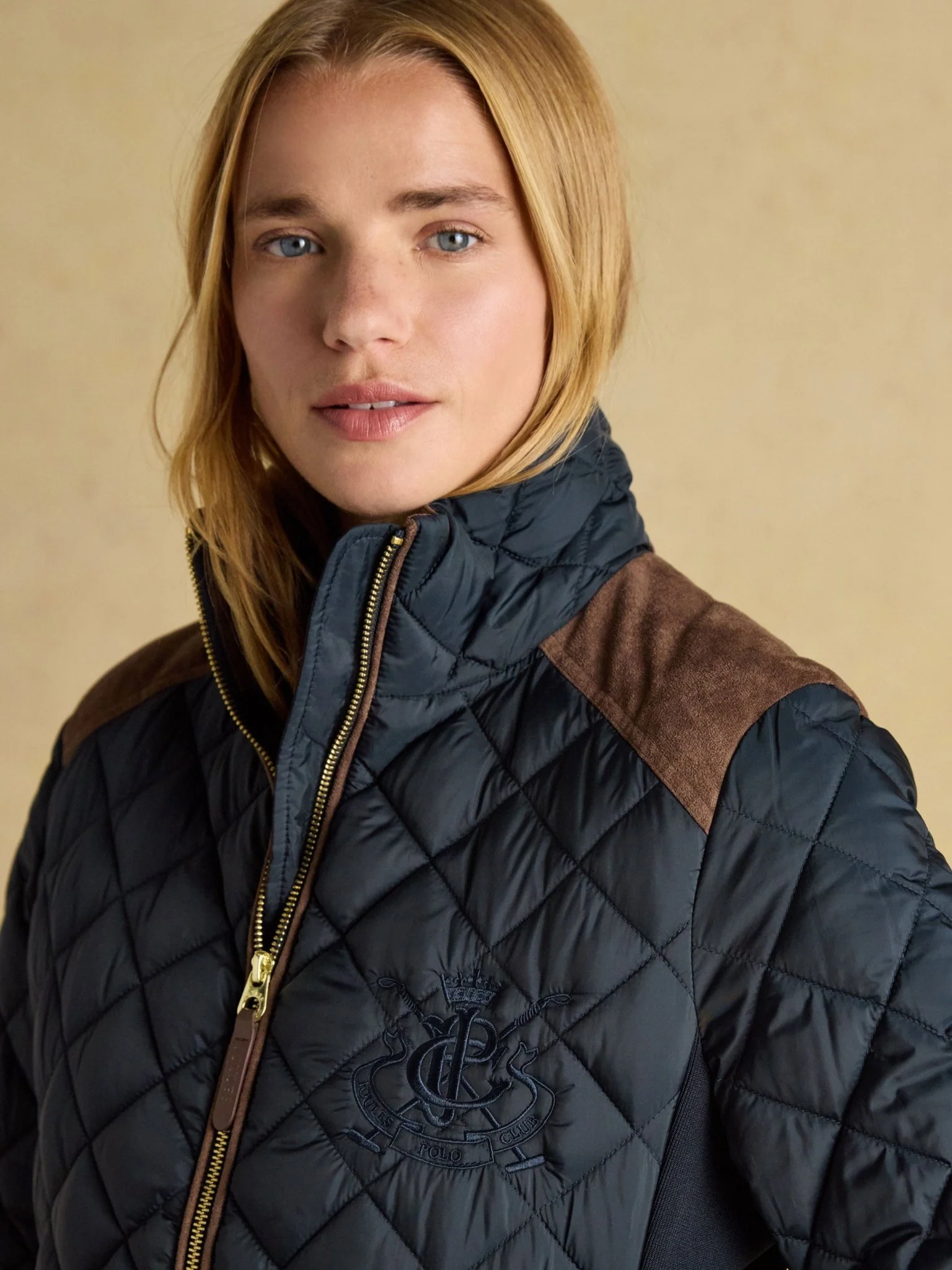 Joules - Joules Braemar Luxe Showerproof Quilted Ladies Jacket / Coat - Image 8