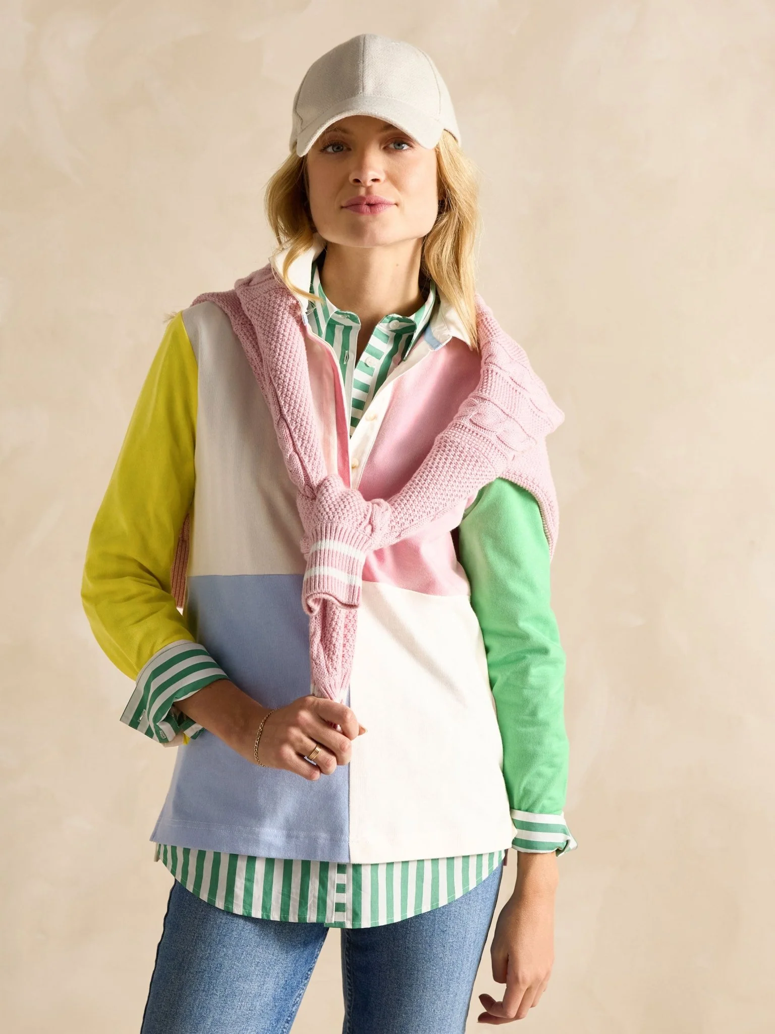 Joules - Joules Falmouth Multi Hotch Potch Collared Rugby Shirt / Ladies shirt - Image 8