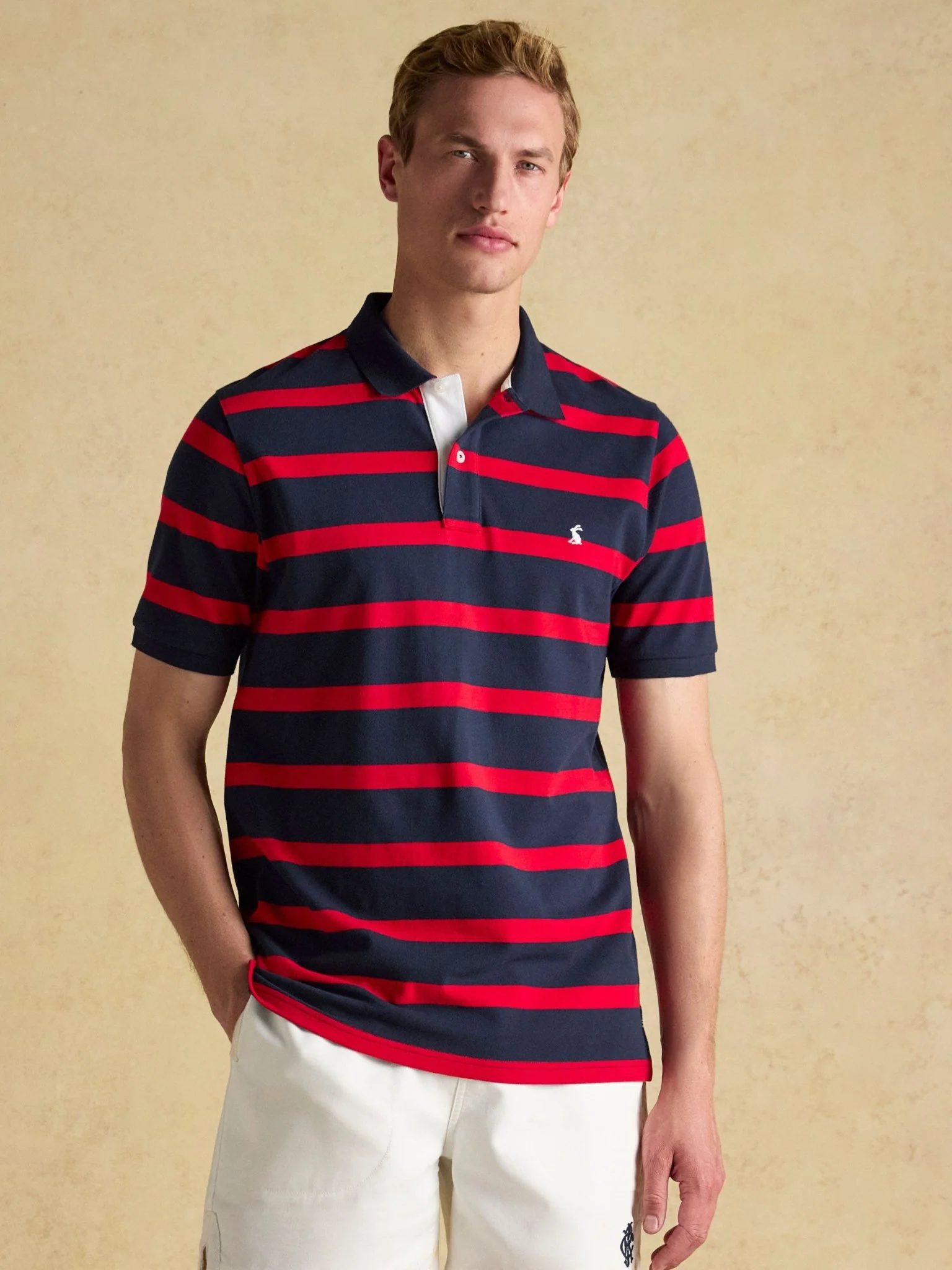 Joules - Joules Filbert Striped Cotton Pique Polo Shirt / Mens Polo Shirt - Image 12