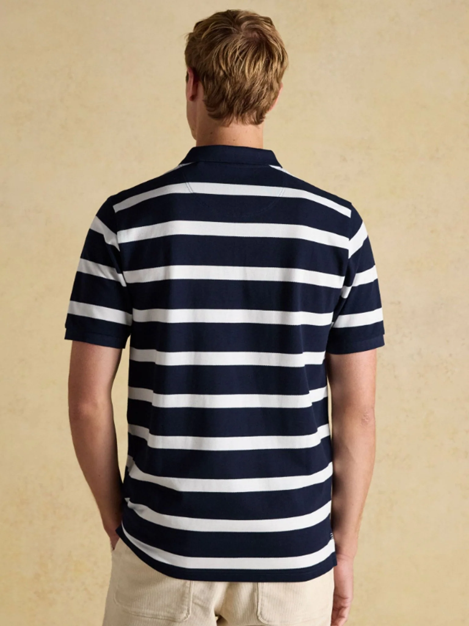 Joules - Joules Filbert Striped Cotton Pique Polo Shirt / Mens Polo Shirt - Image 9