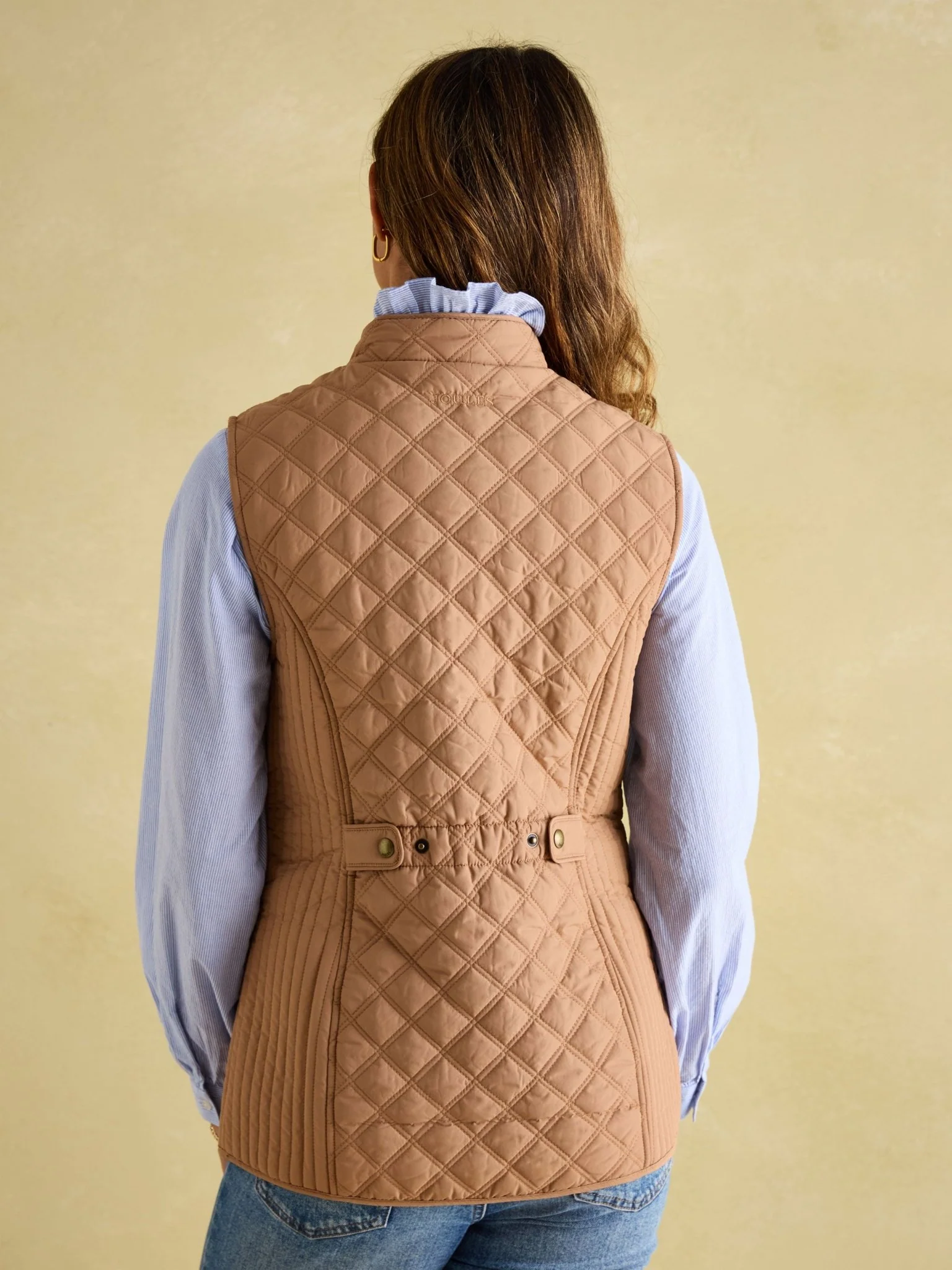 Joules - Joules Minx Showerproof Diamond Quilted Gilet ladies waistcoat / bodywarmer - Image 10