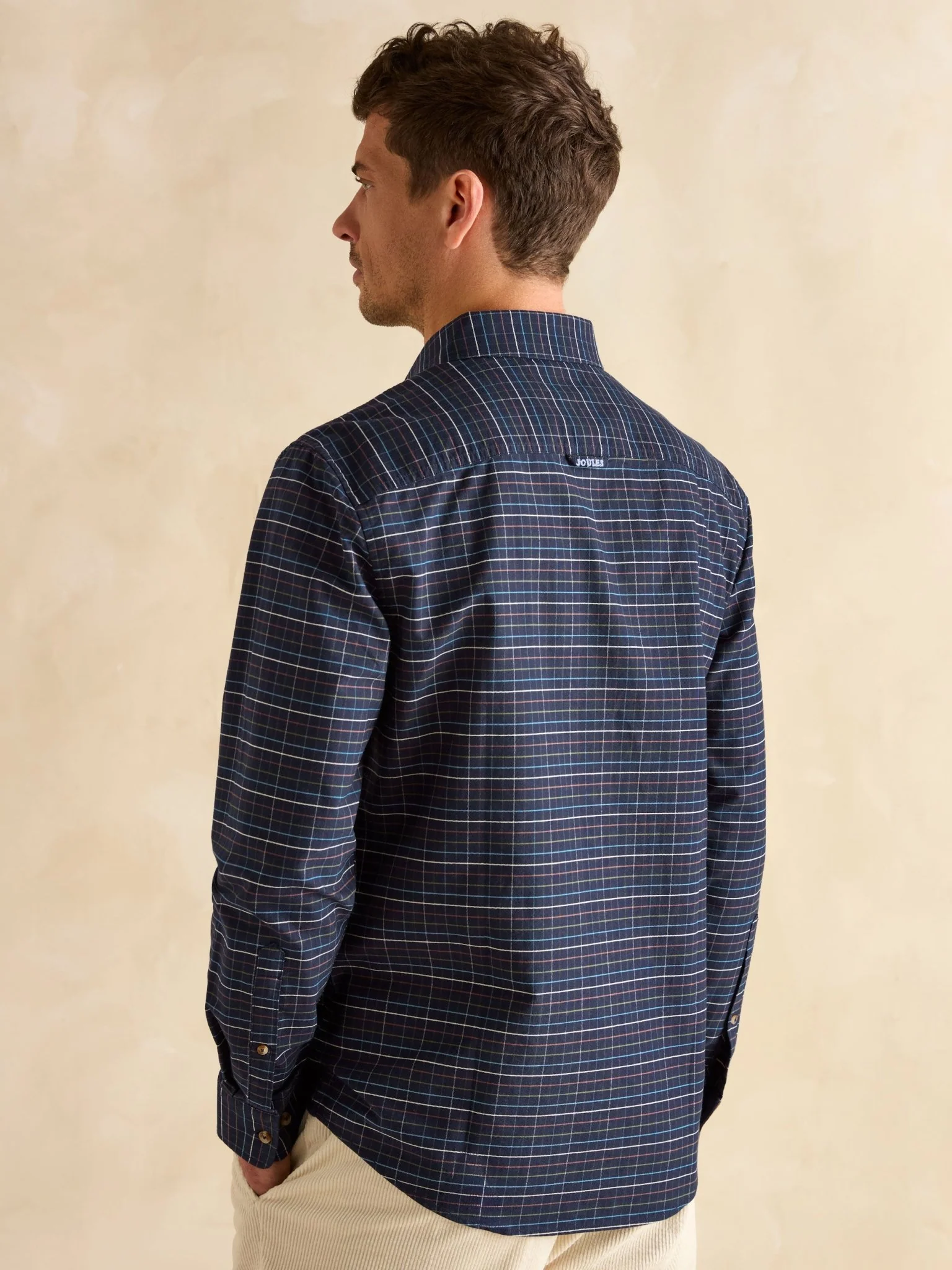 Joules - Joules Welford Mens Shirt - Cotton Long Sleeve Check Shirt - Image 10