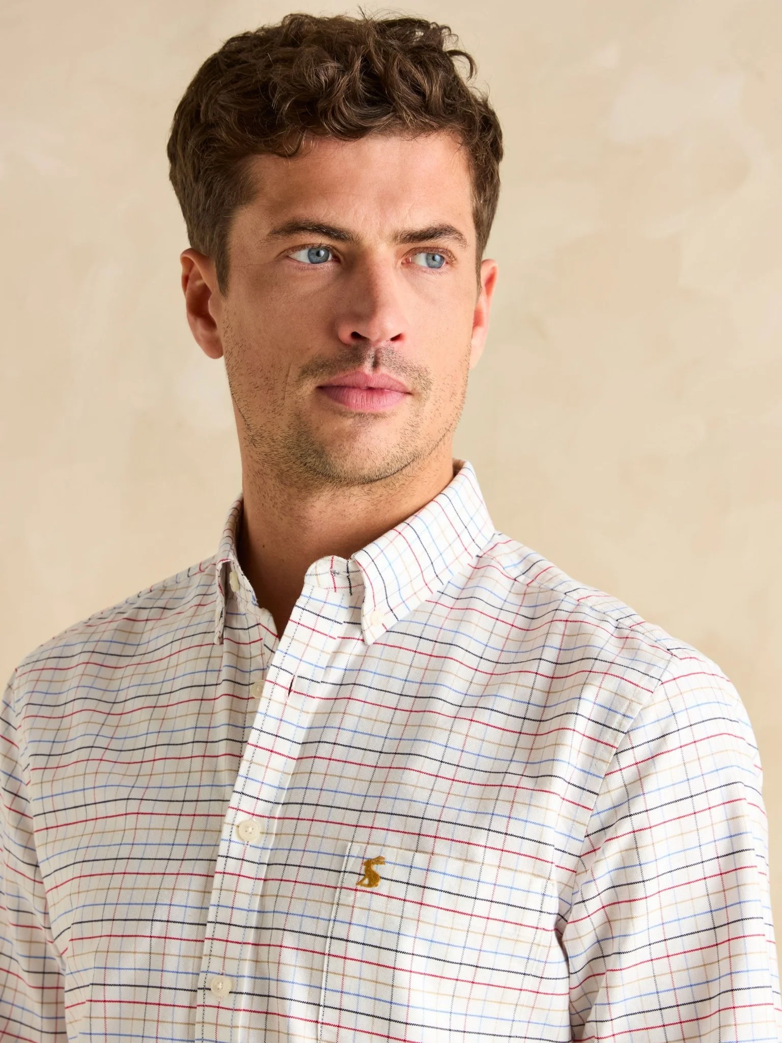 Joules - Joules Welford Mens Shirt - Cotton Long Sleeve Check Shirt - Image 14