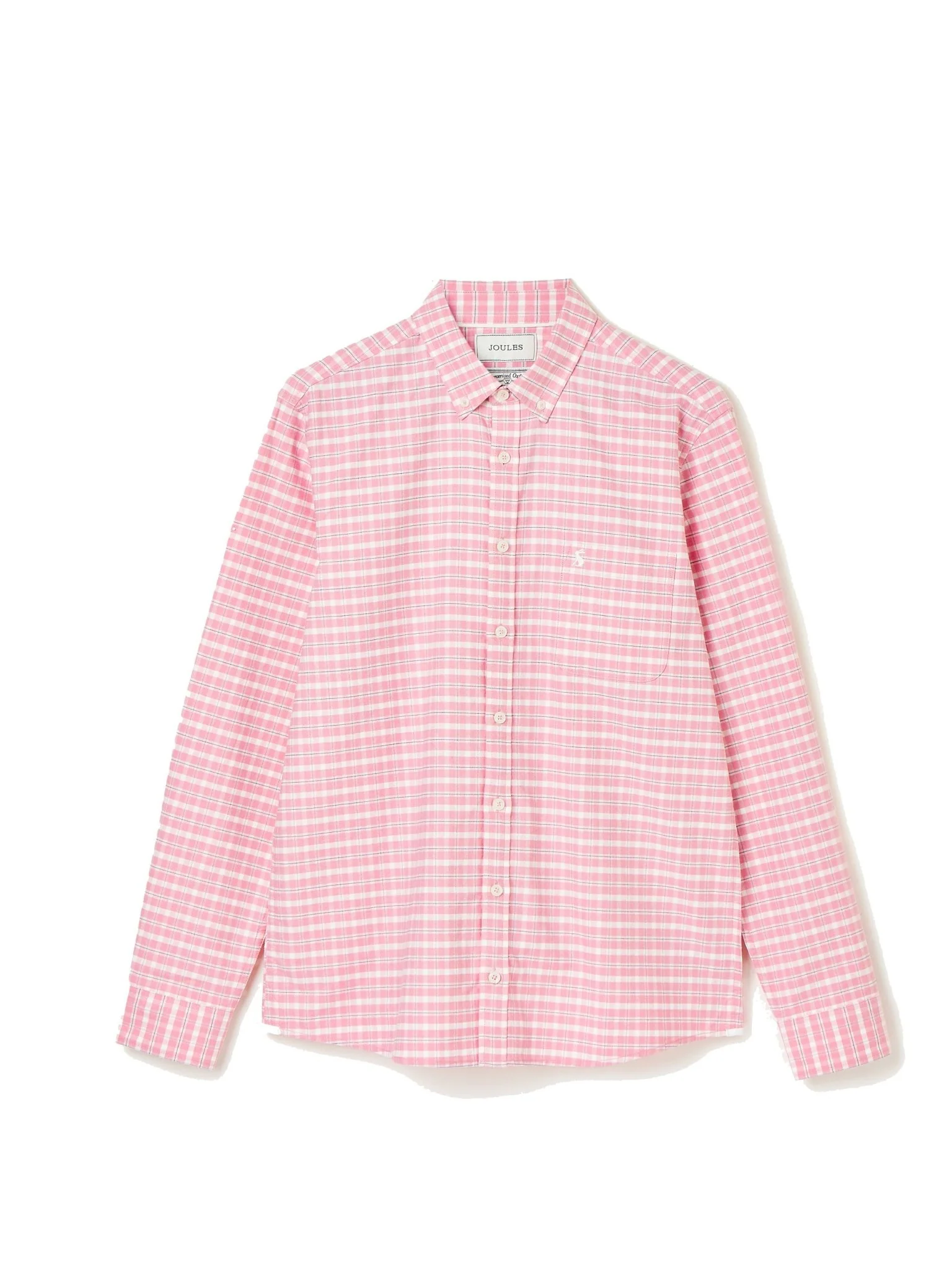 Joules - Joules Welford Mens Shirt - Cotton Long Sleeve Check Shirt - Image 3