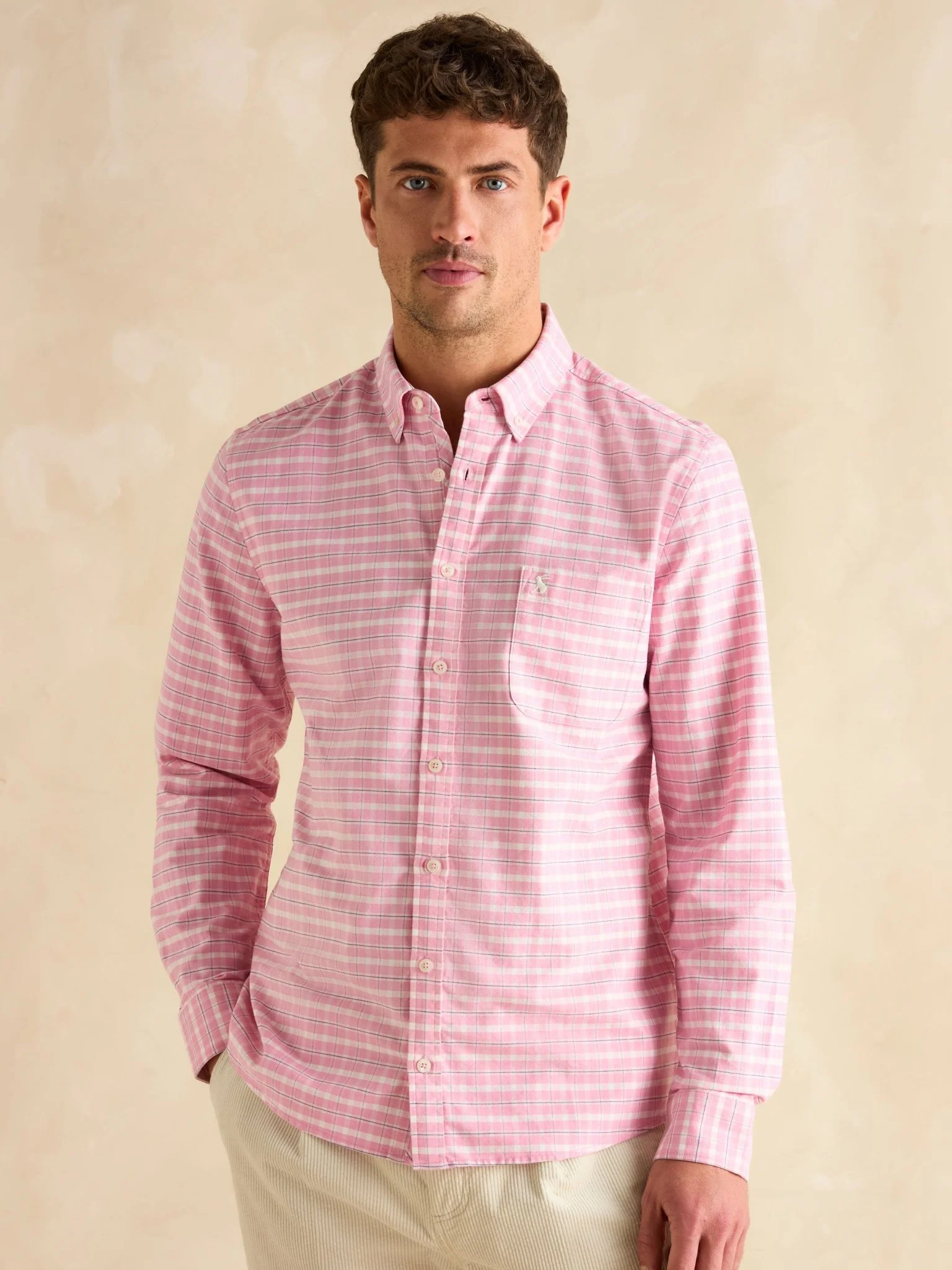 Joules - Joules Welford Mens Shirt - Cotton Long Sleeve Check Shirt - Image 6