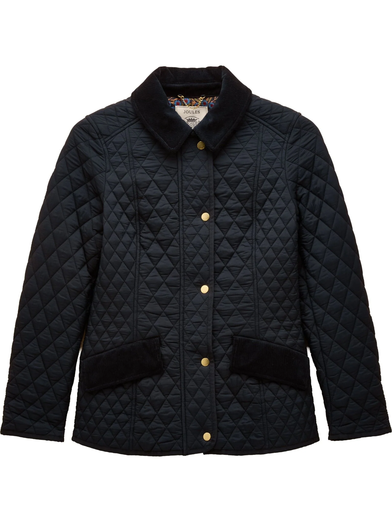 Joules Ladies Highclere Quilted Jacket - Womens padded coat