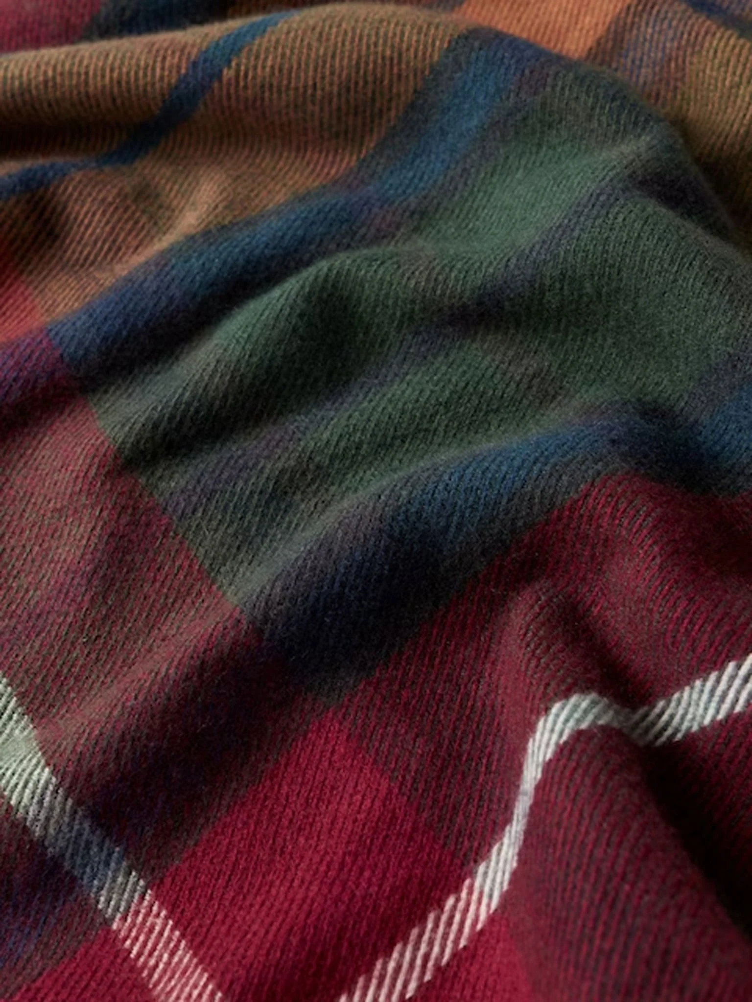 Joules Langtree Ladies Scarf Check / Tartan - Machine washable - Image 8