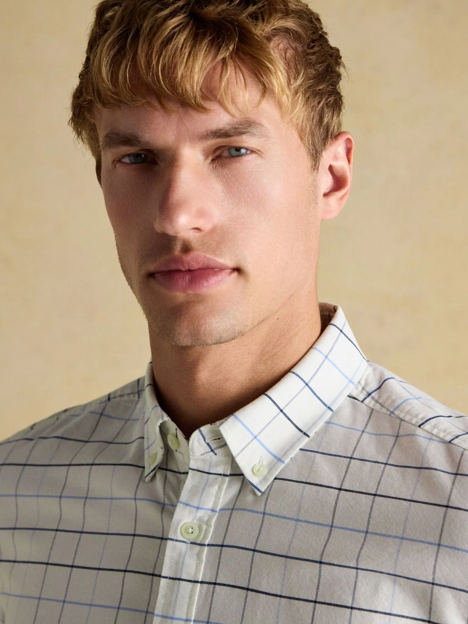 Joules Mens Classic Oxford Check Long Sleeve shirt, 100% Cotton - Image 5