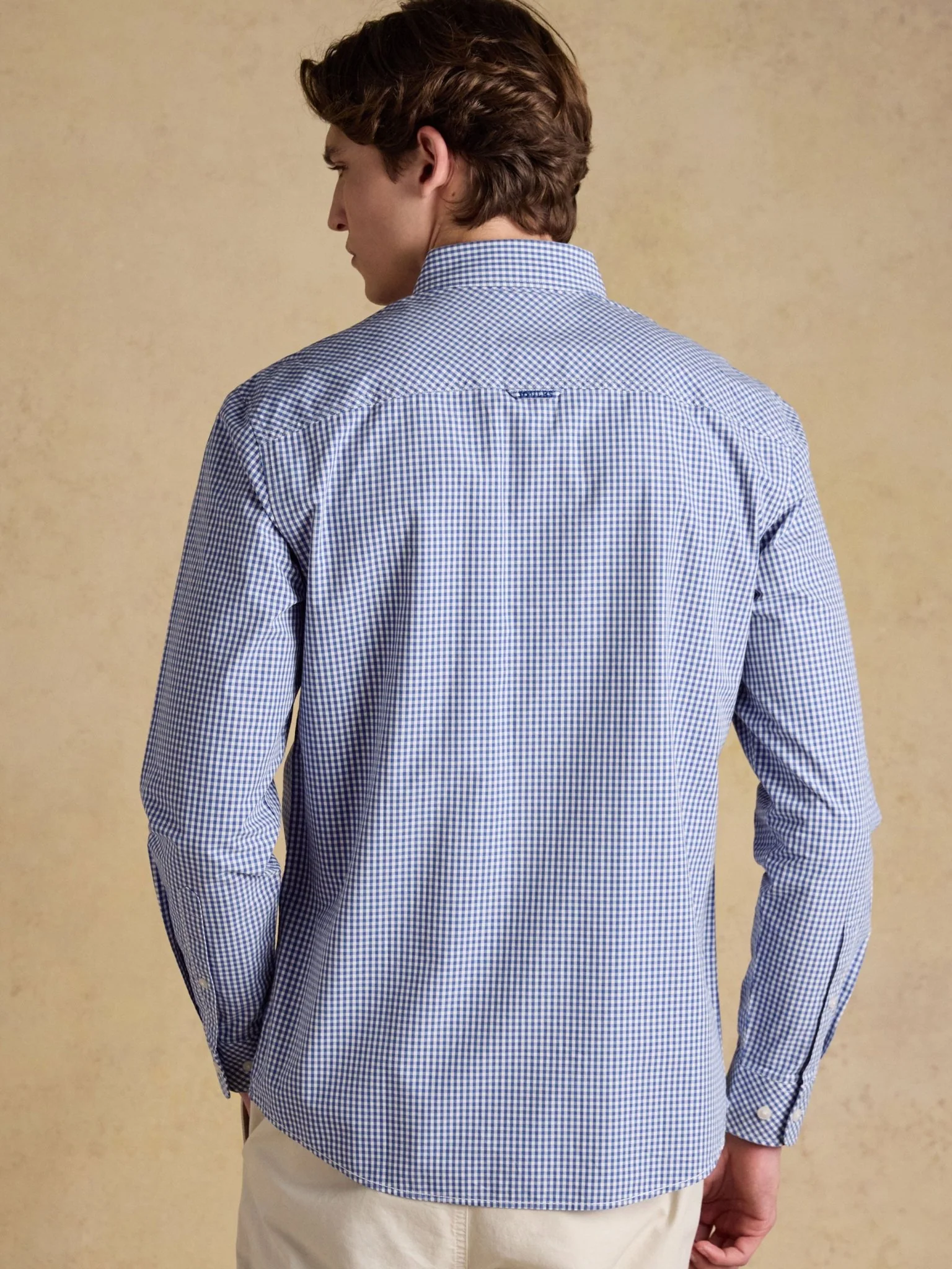 Joules Mens Gingham Check Classic Fit Shirt Men’s 100% Cotton Long Sleeve Button Down - Image 5