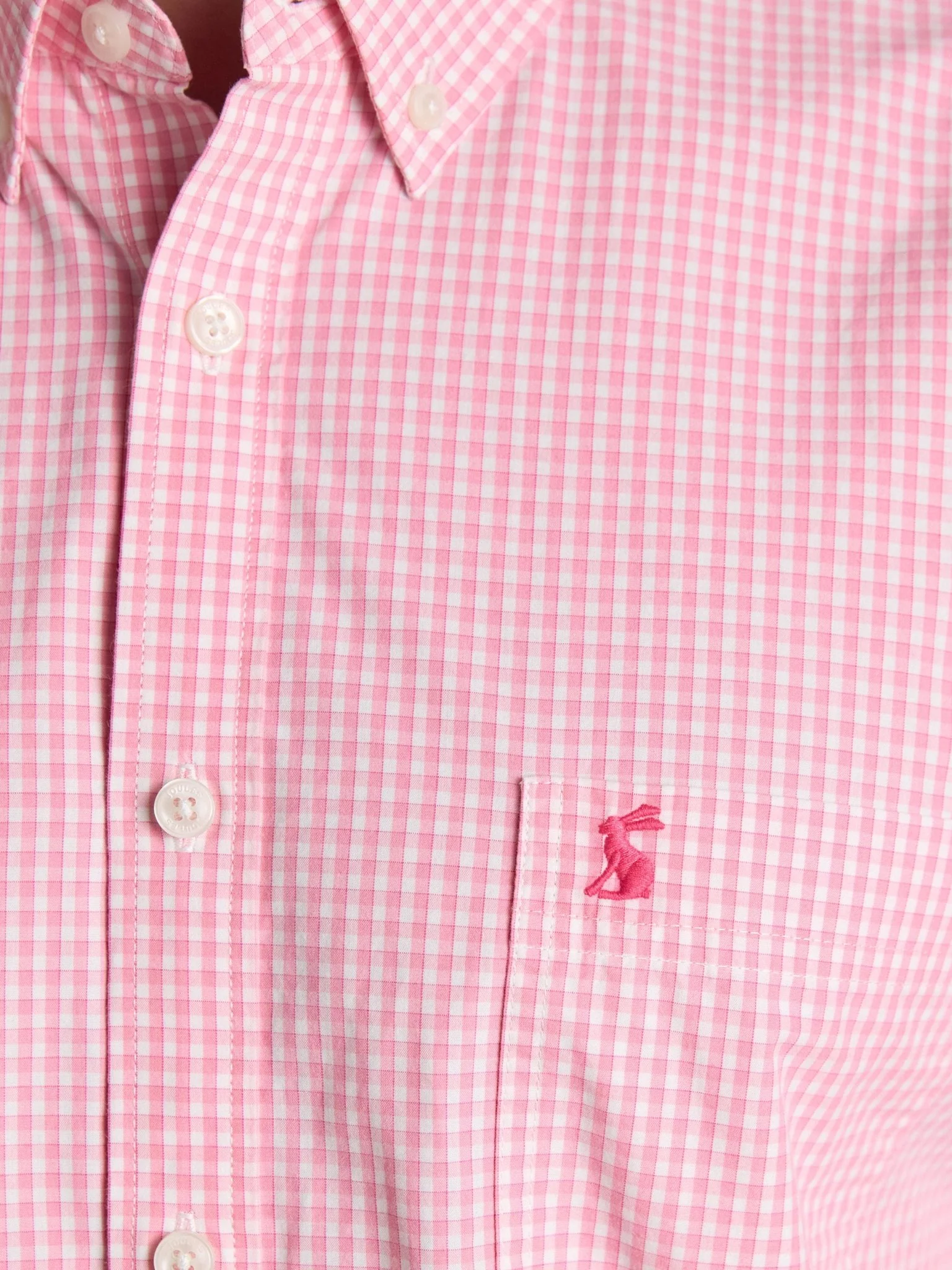 Joules Mens Gingham Check Classic Fit Shirt Men’s 100% Cotton Long Sleeve Button Down - Image 9