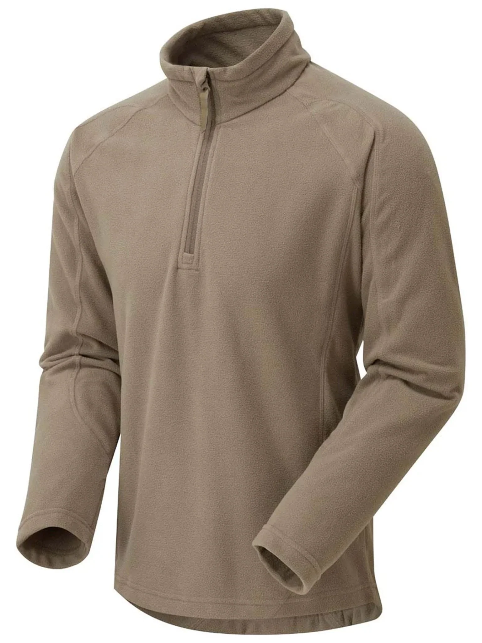 Keela Outdoors - Keela Mens Hel Pulse Top Tan 499 - 100 gram lightweight Micro breathable & Wicking Fleece - Image 2