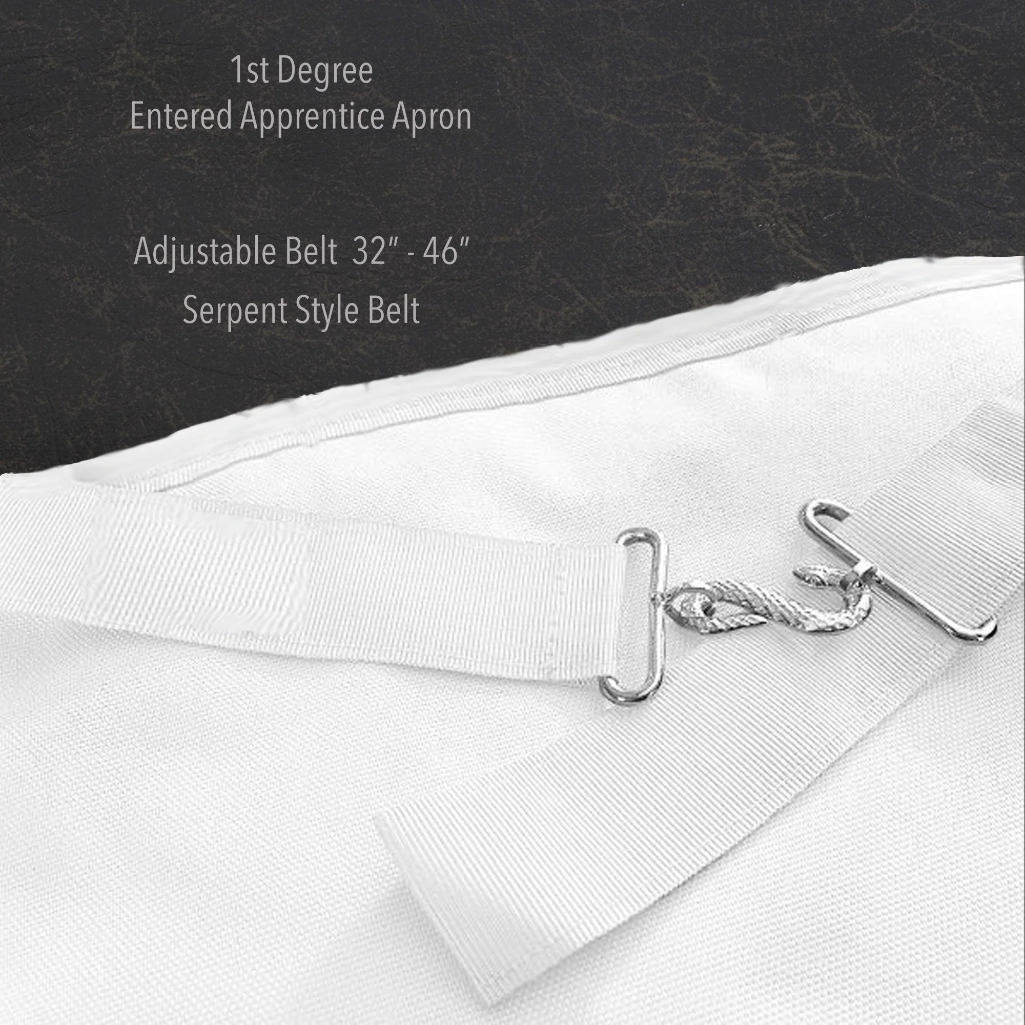 Masonic Regalia UK - Freemason Entered Apprentice Apron - 1st Degree Masons Apron - Masonic Apron - Image 3