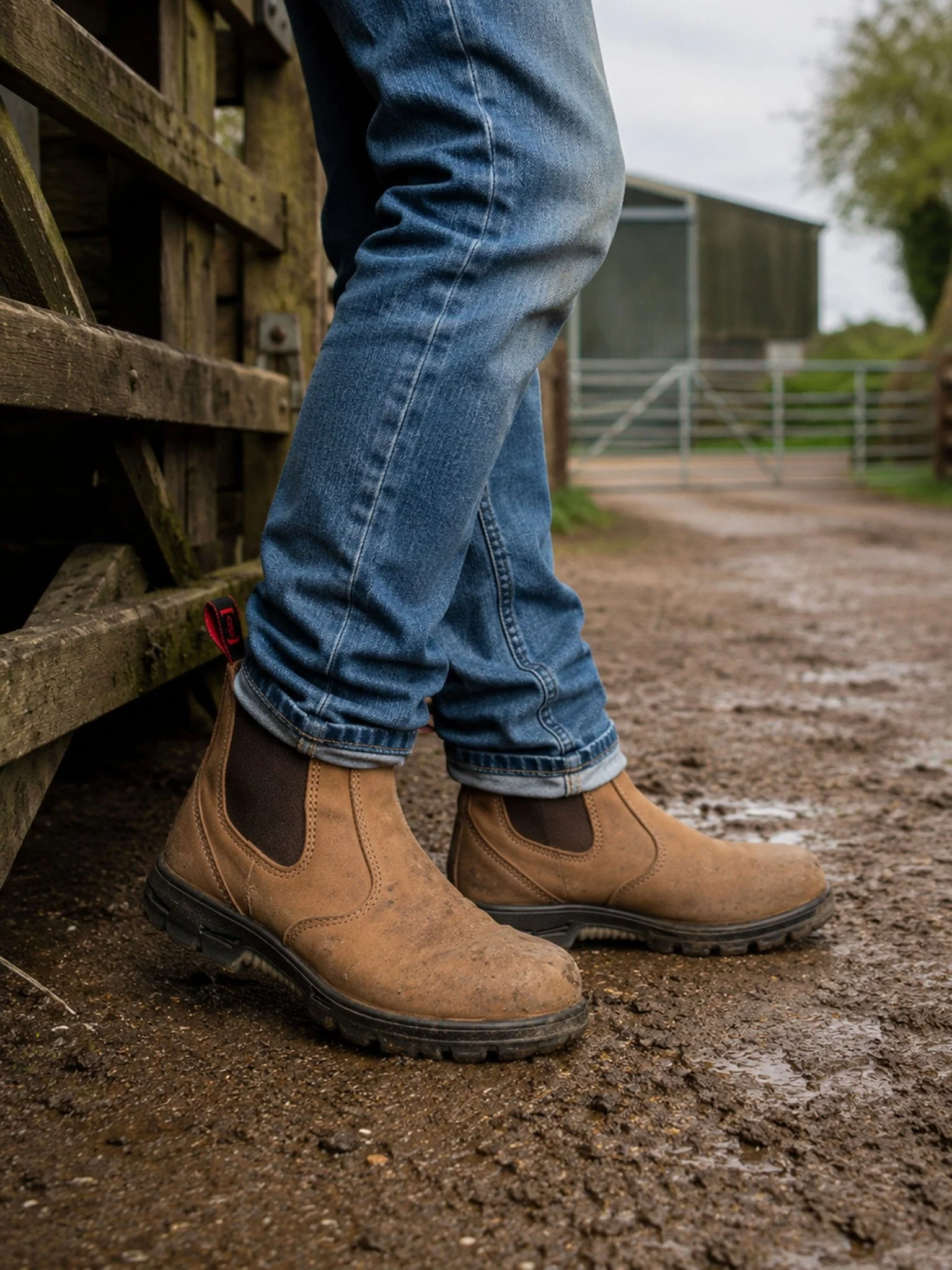 Redback Crazy Horse Soft toe Boot (UBCH) - Chelsea boot / dealer boots - Image 3
