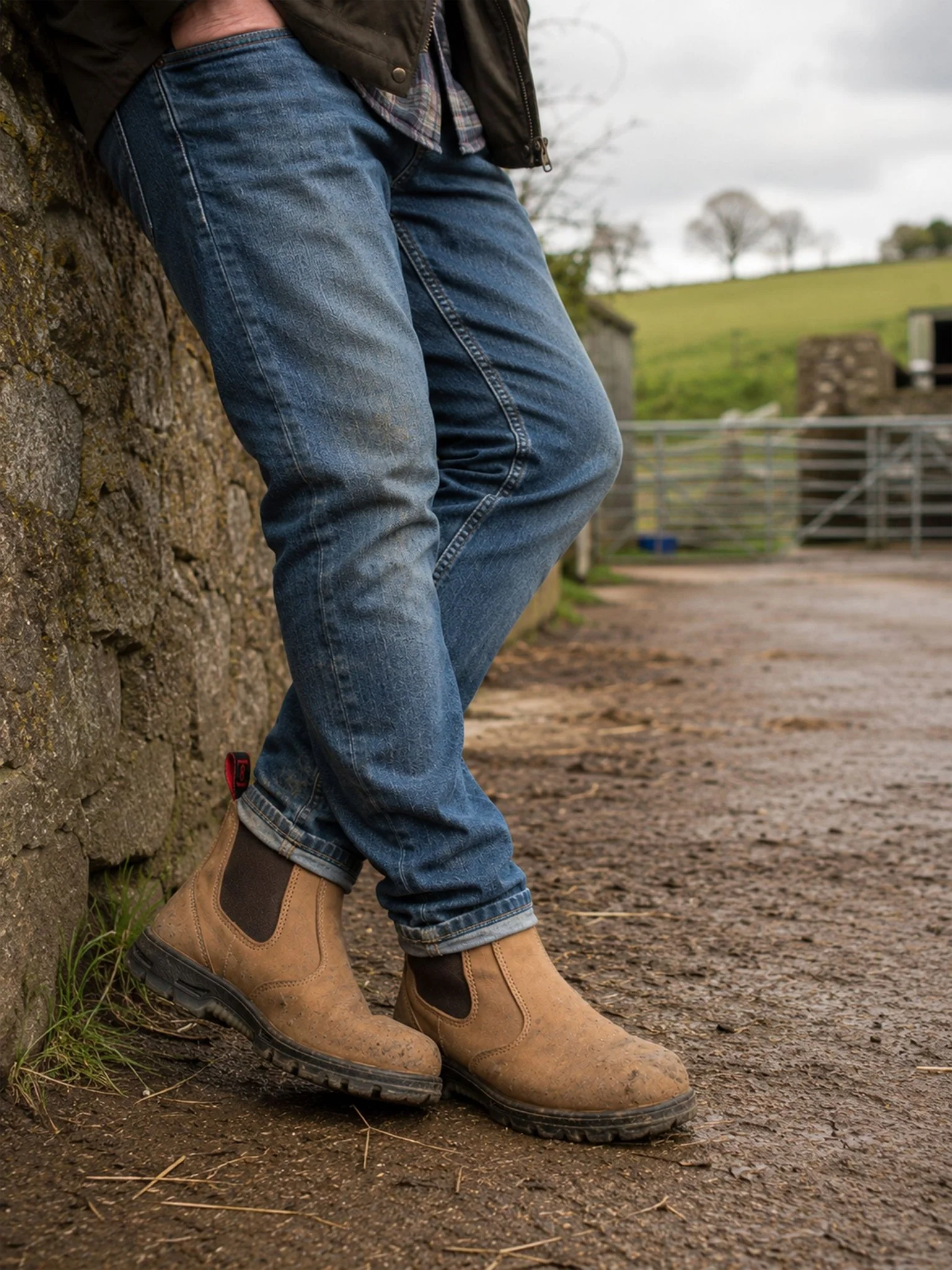 Redback Crazy Horse Soft toe Boot (UBCH) - Chelsea boot / dealer boots - Image 4