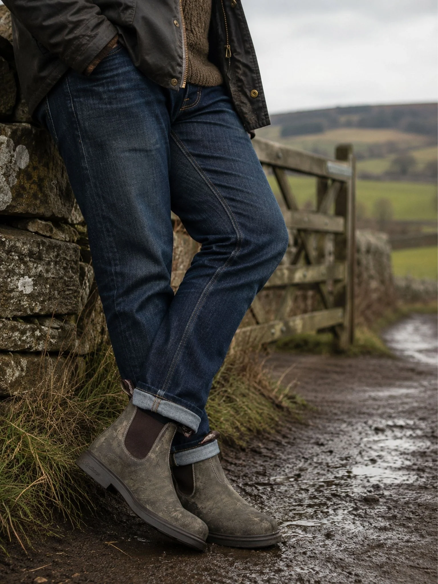 Redback Whistler Dress Boot soft toe Boot (RWIB) - Chelsea boot / dealer boots - Image 4