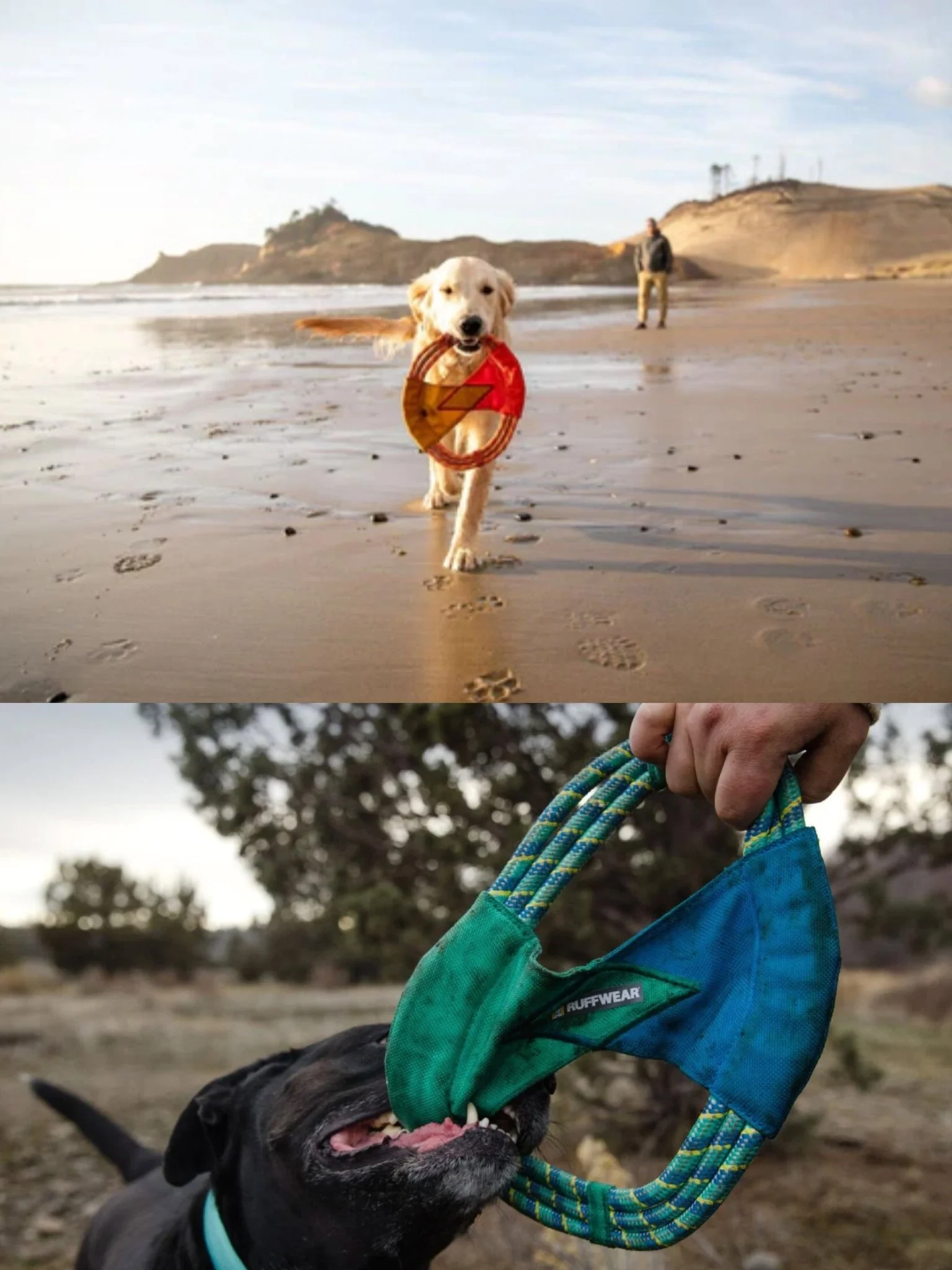 Ruffwear - Pacific Ring™ Toy - Dog toy - Fling, Fetch, Tug Toy - Pet toy - Image 3