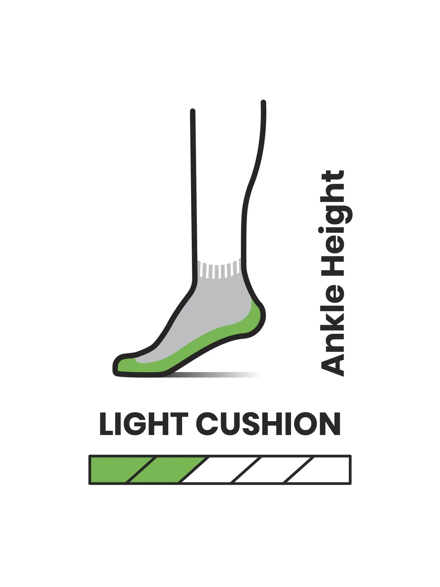Smartwool Hike Light Cushion Ankle Socks - SW0016110031 - Image 4