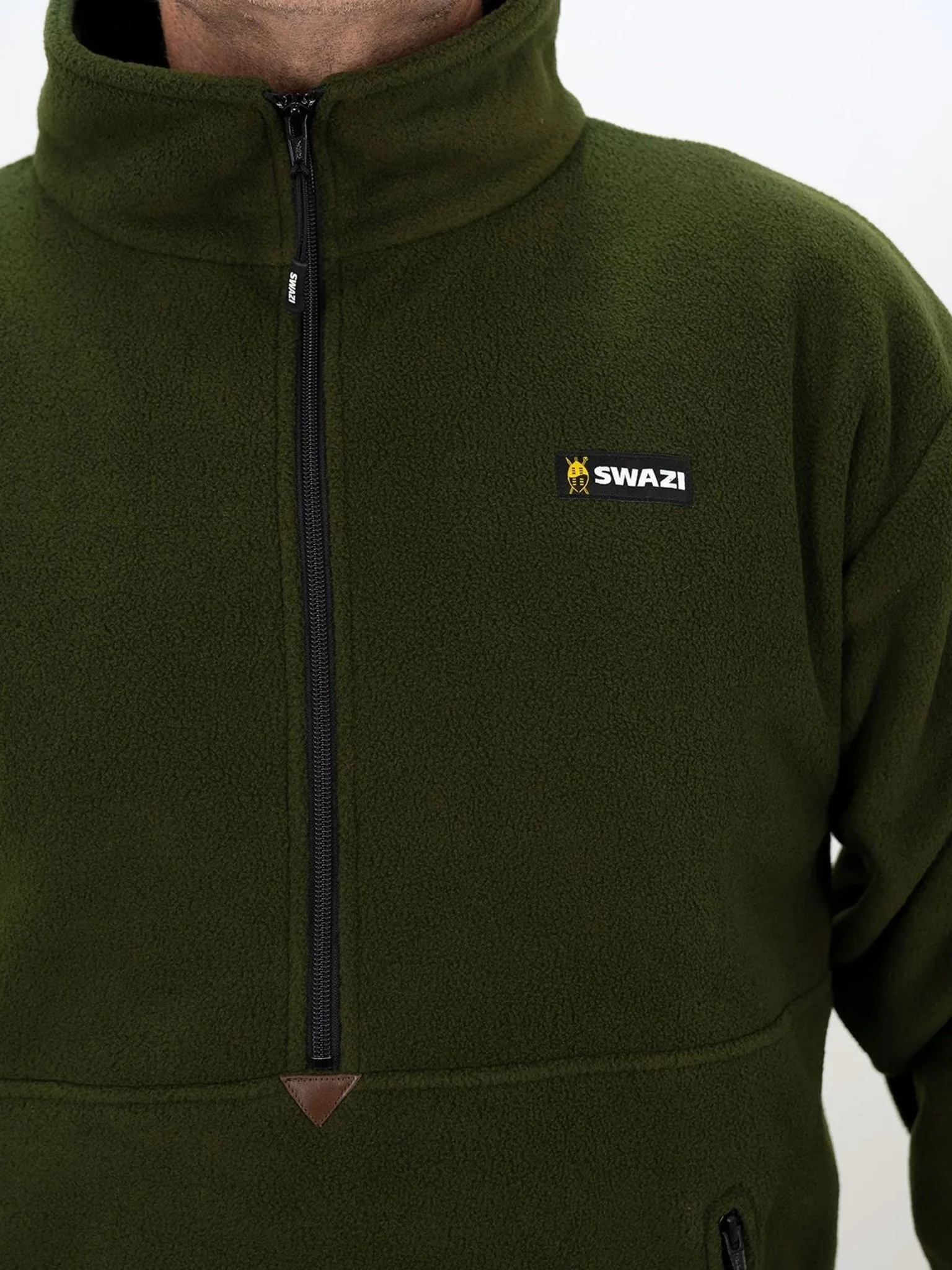 Swazi - Mens Doughroaster Fleece 1/4 Zip Pullover / Jumper - 280gram Fleece - Image 9